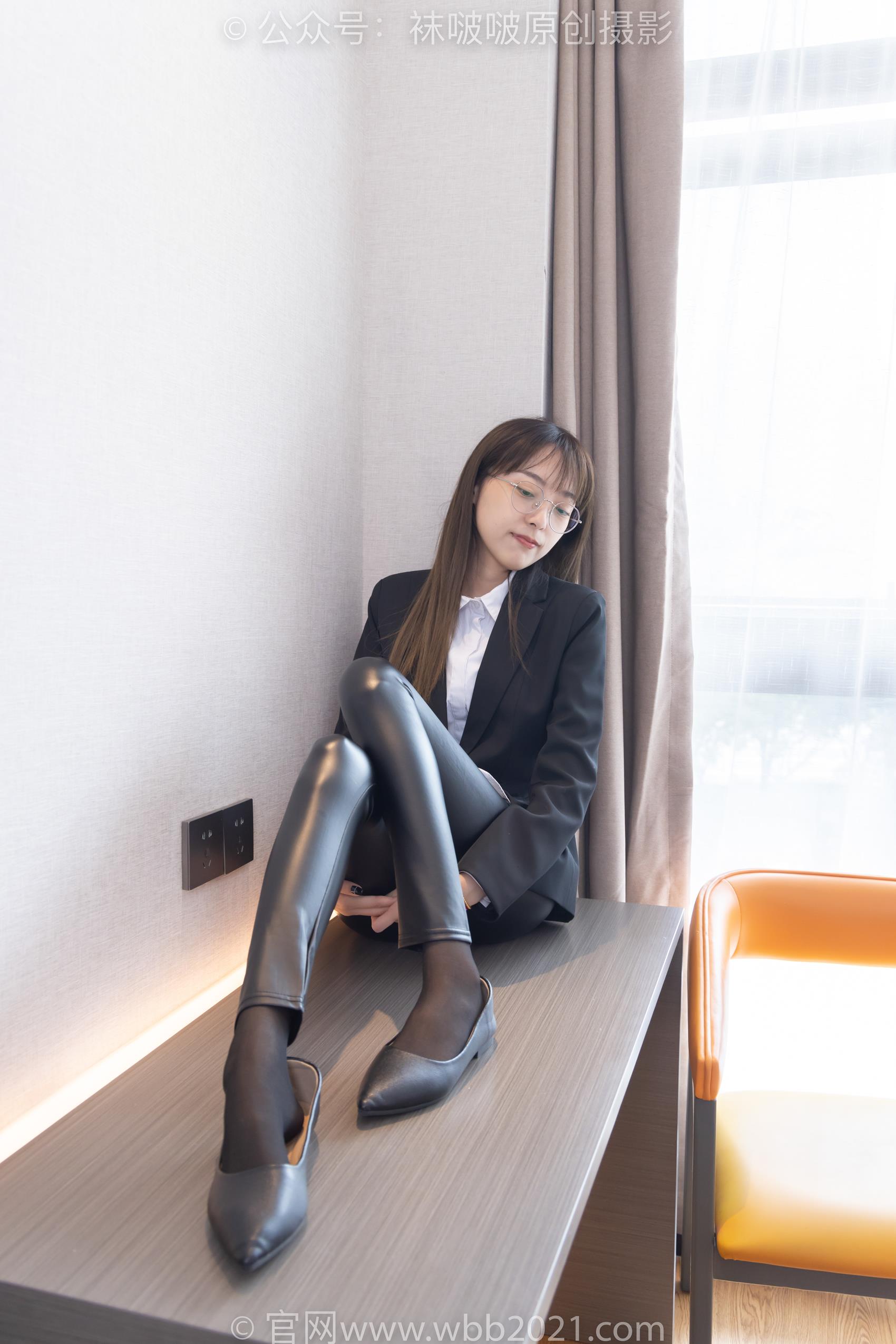 图片[58]-[BoBoSocks袜啵啵]NO.297 稚予-平底鞋、黑丝、皮裤裤里丝[140P] – 速更版-美库