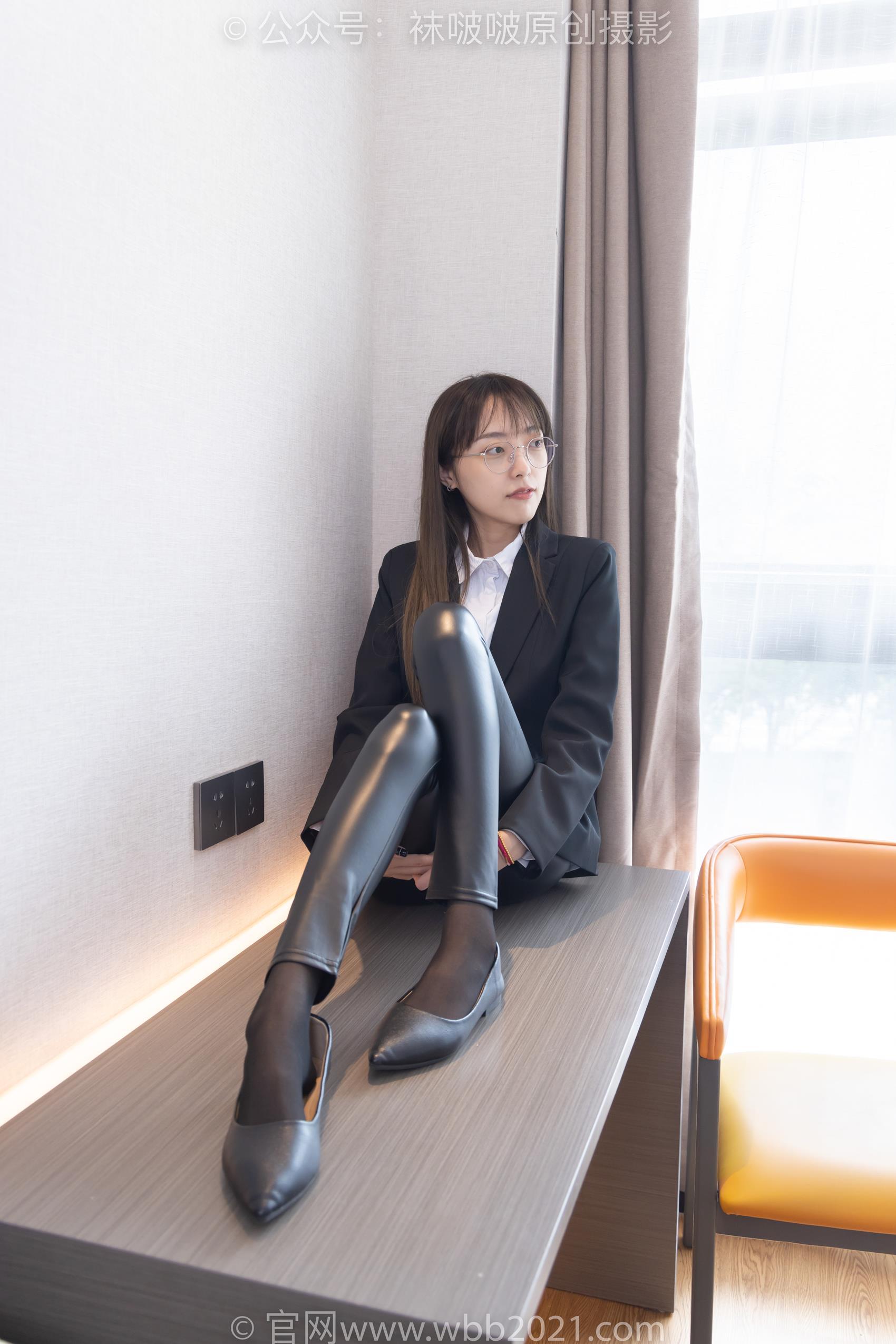 图片[59]-[BoBoSocks袜啵啵]NO.297 稚予-平底鞋、黑丝、皮裤裤里丝[140P] – 速更版-美库