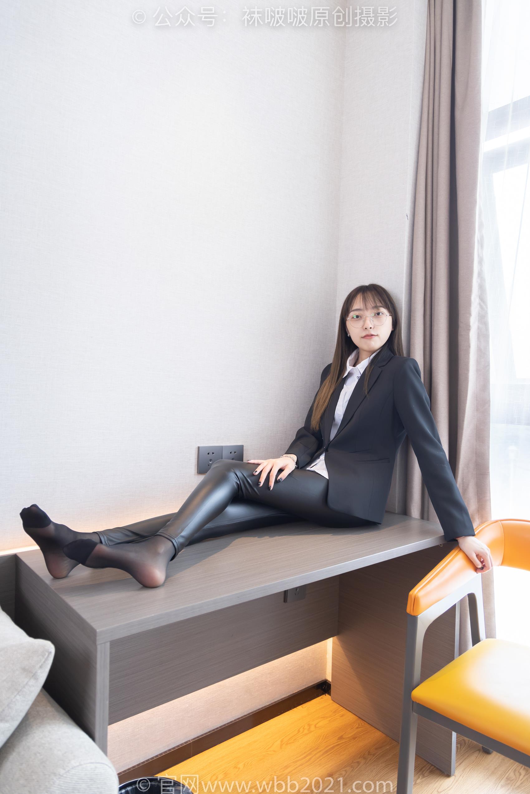 图片[62]-[BoBoSocks袜啵啵]NO.297 稚予-平底鞋、黑丝、皮裤裤里丝[140P] – 速更版-美库