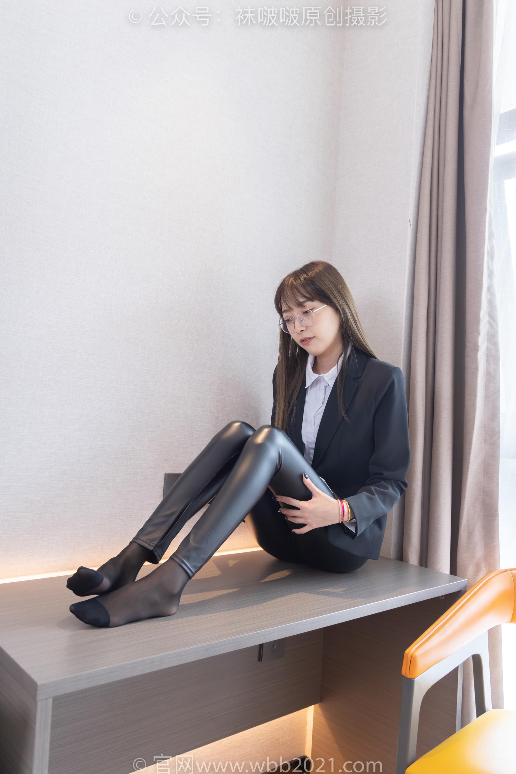 图片[66]-[BoBoSocks袜啵啵]NO.297 稚予-平底鞋、黑丝、皮裤裤里丝[140P] – 速更版-美库