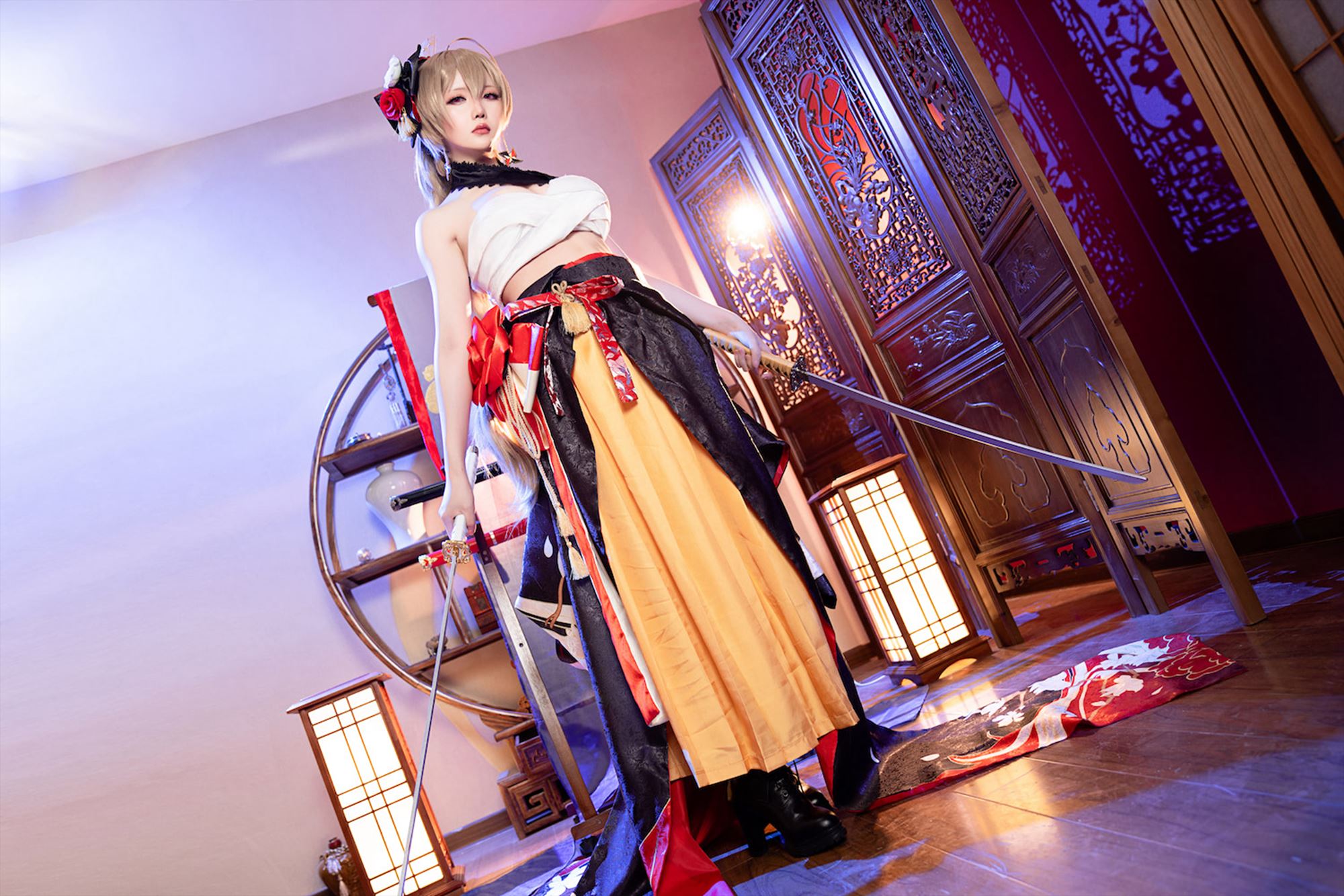 图片[22]-网紅Coser@星之迟迟@  碧蓝航线让巴尔 [34P] – 速更版-美库