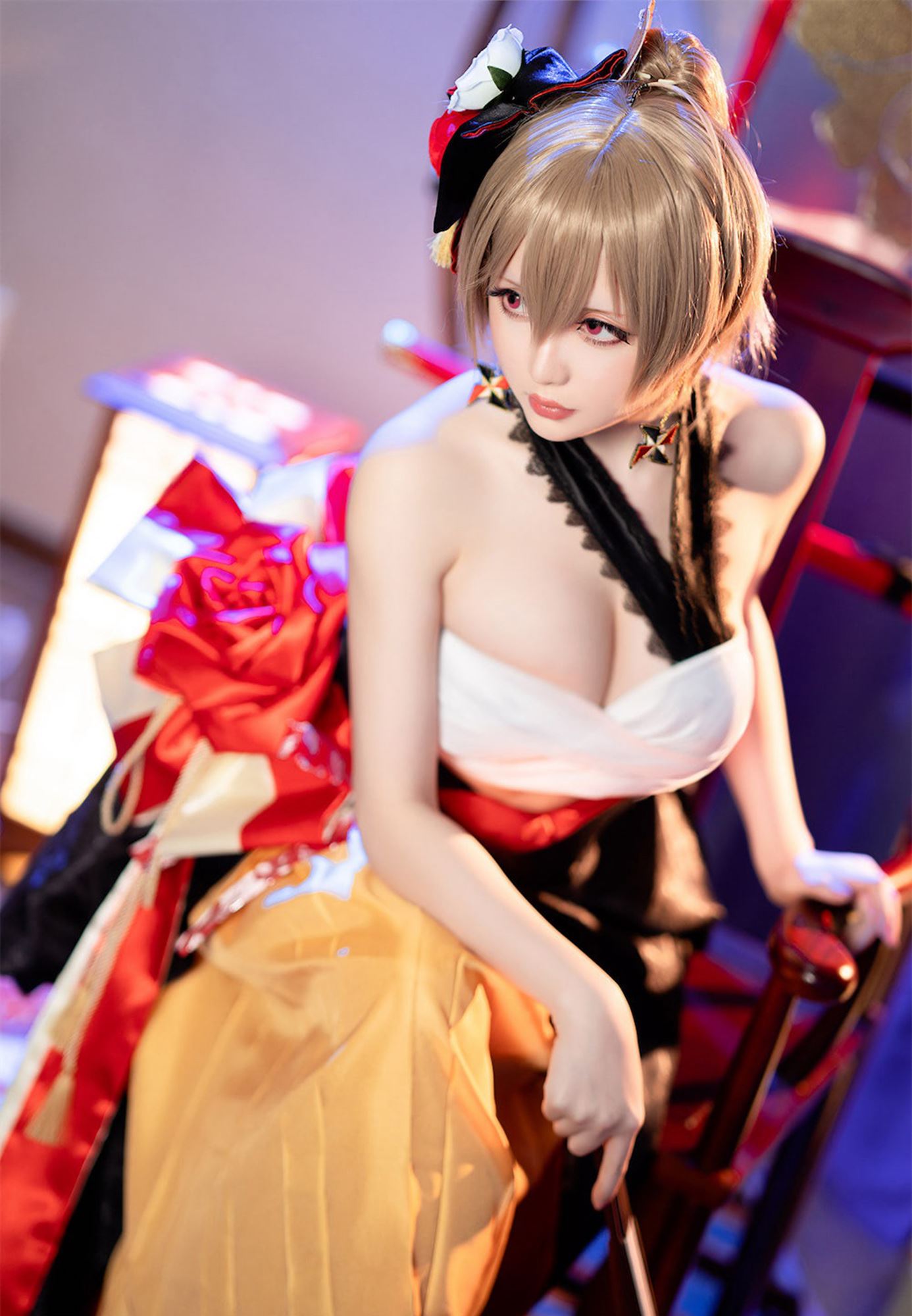 图片[27]-网紅Coser@星之迟迟@  碧蓝航线让巴尔 [34P] – 速更版-美库