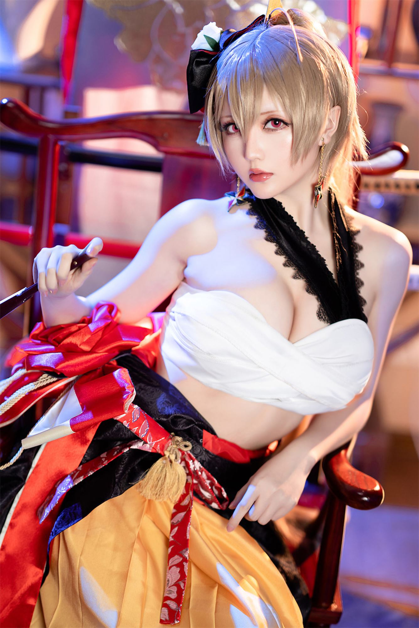 图片[28]-网紅Coser@星之迟迟@  碧蓝航线让巴尔 [34P] – 速更版-美库