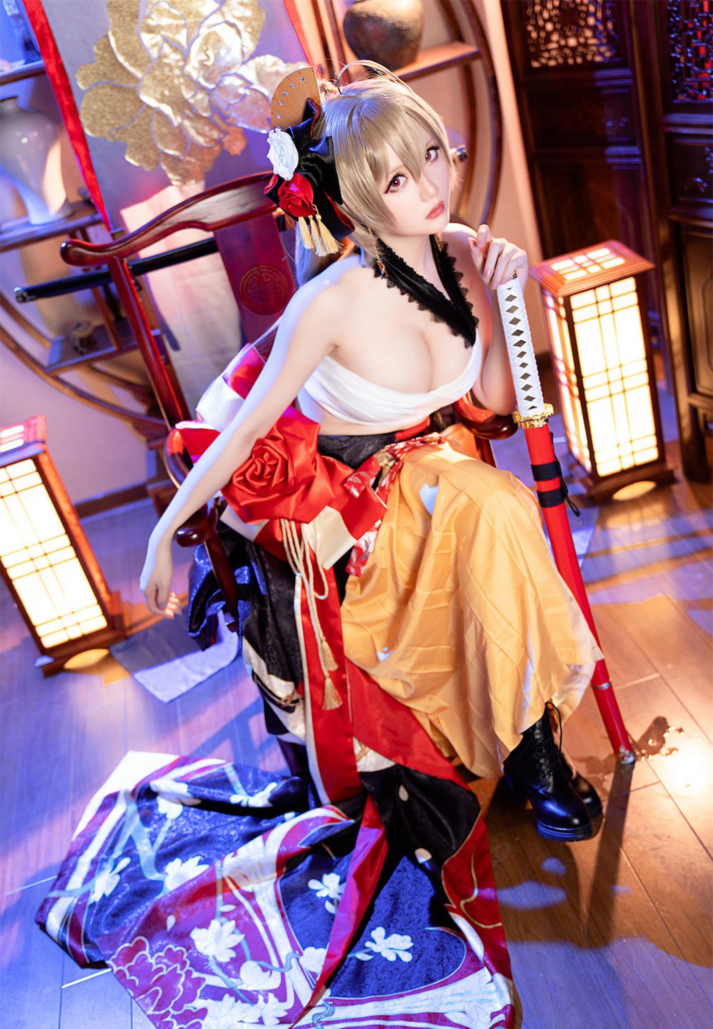 图片[35]-网紅Coser@星之迟迟@  碧蓝航线让巴尔 [34P] – 速更版-美库