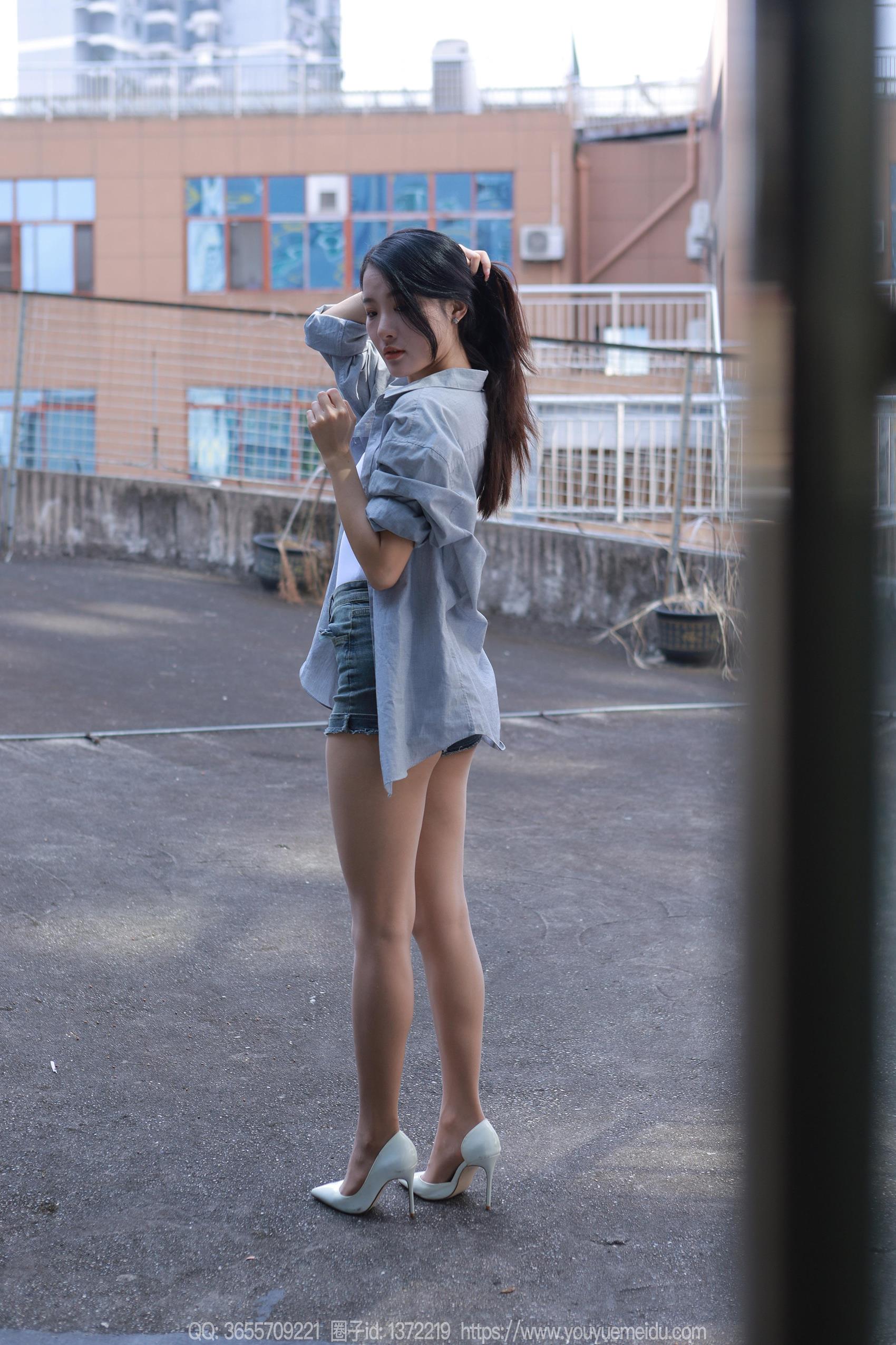 图片[24]-[IESS异思趣向] 2023.10.30 丝享家1572：婉萍《超短牛仔裤》[83P] – 速更版-美库