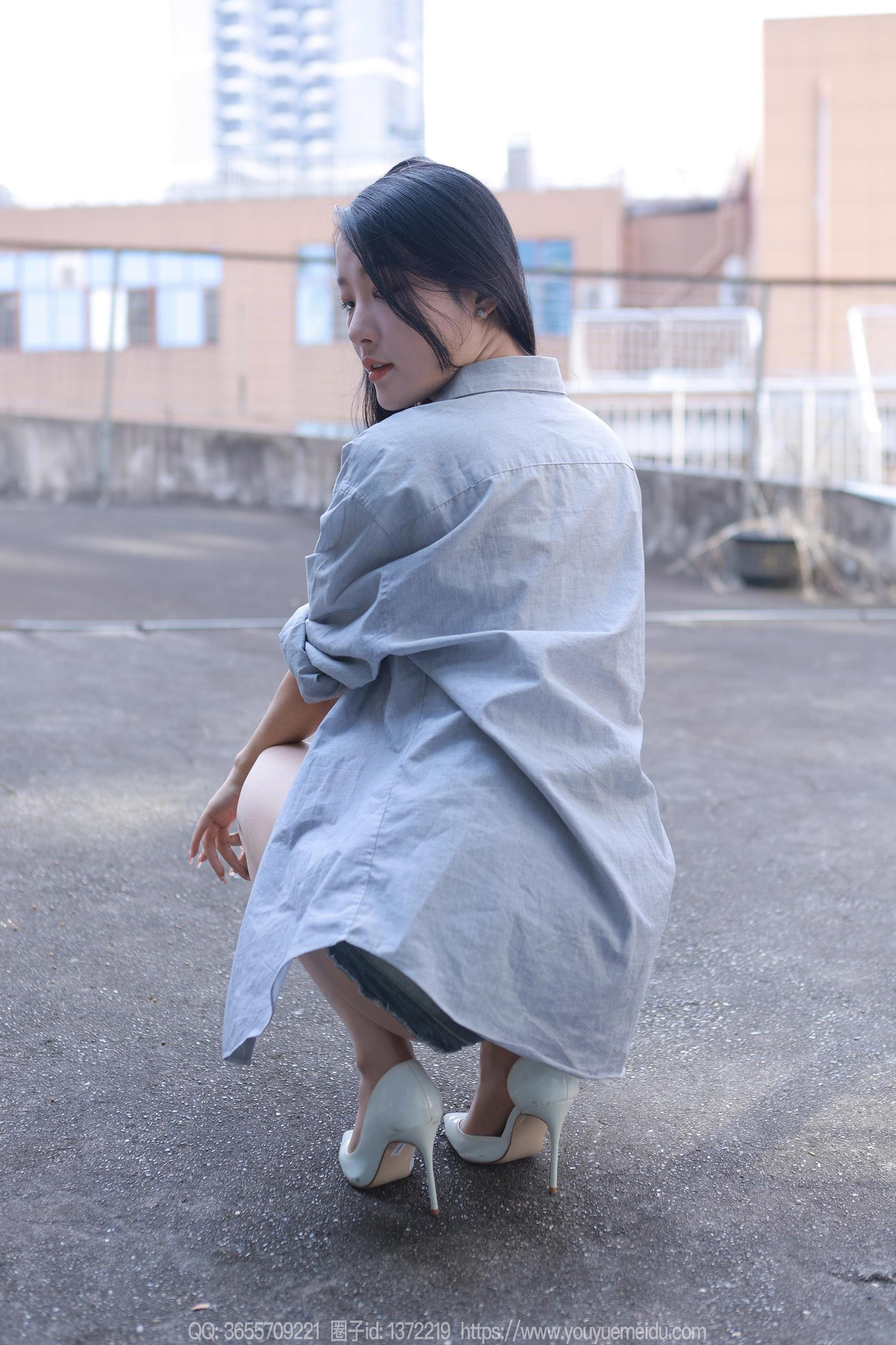 图片[26]-[IESS异思趣向] 2023.10.30 丝享家1572：婉萍《超短牛仔裤》[83P] – 速更版-美库