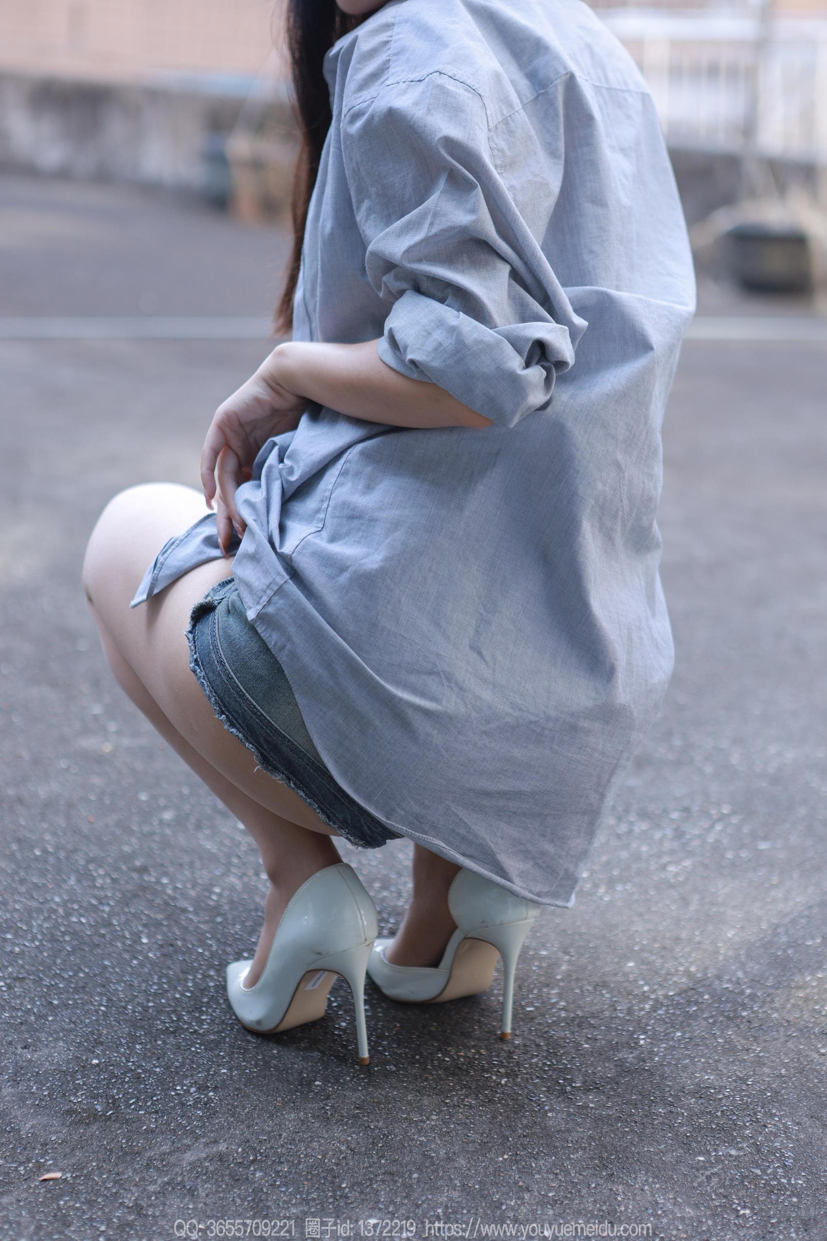 图片[27]-[IESS异思趣向] 2023.10.30 丝享家1572：婉萍《超短牛仔裤》[83P] – 速更版-美库