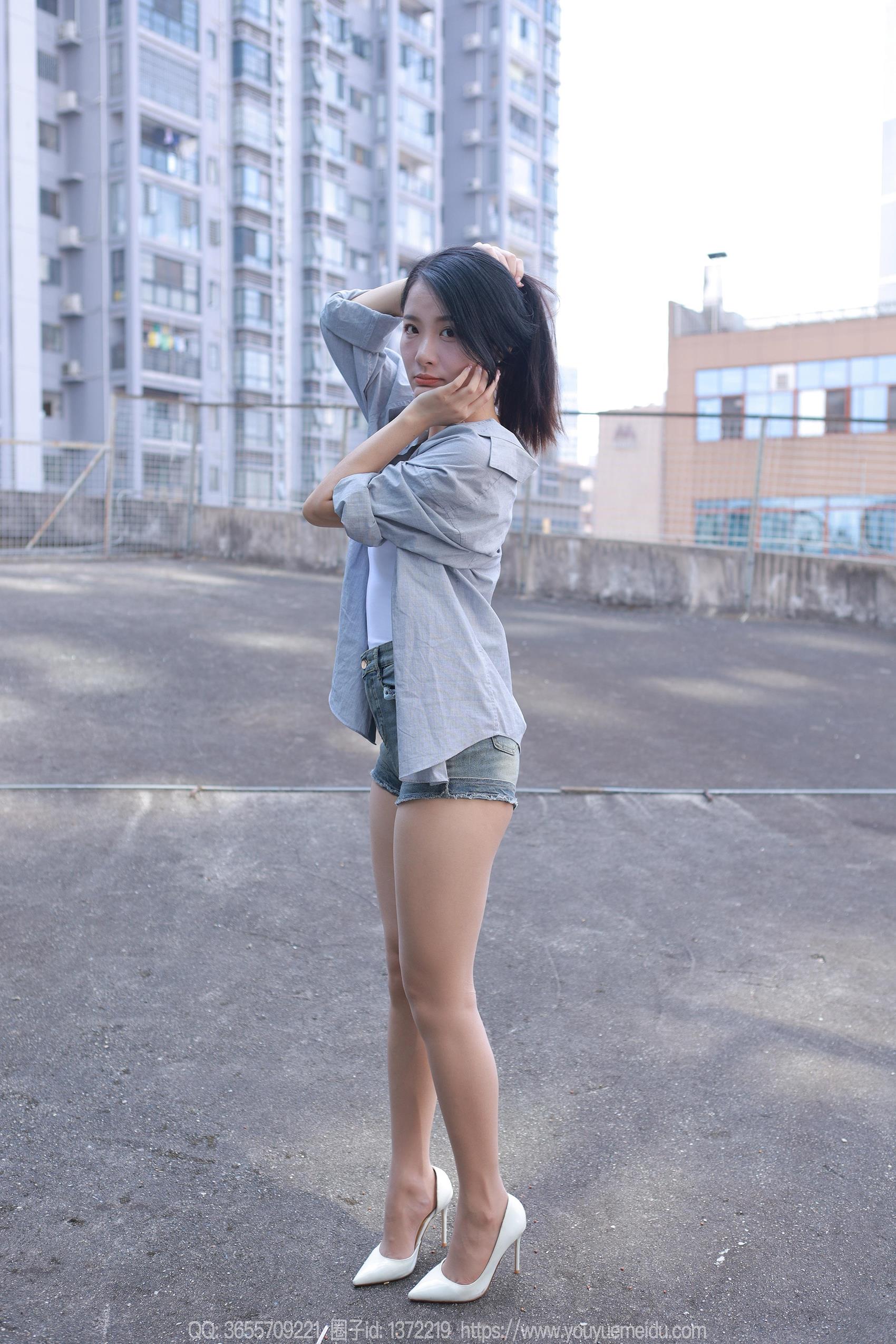 图片[38]-[IESS异思趣向] 2023.10.30 丝享家1572：婉萍《超短牛仔裤》[83P] – 速更版-美库