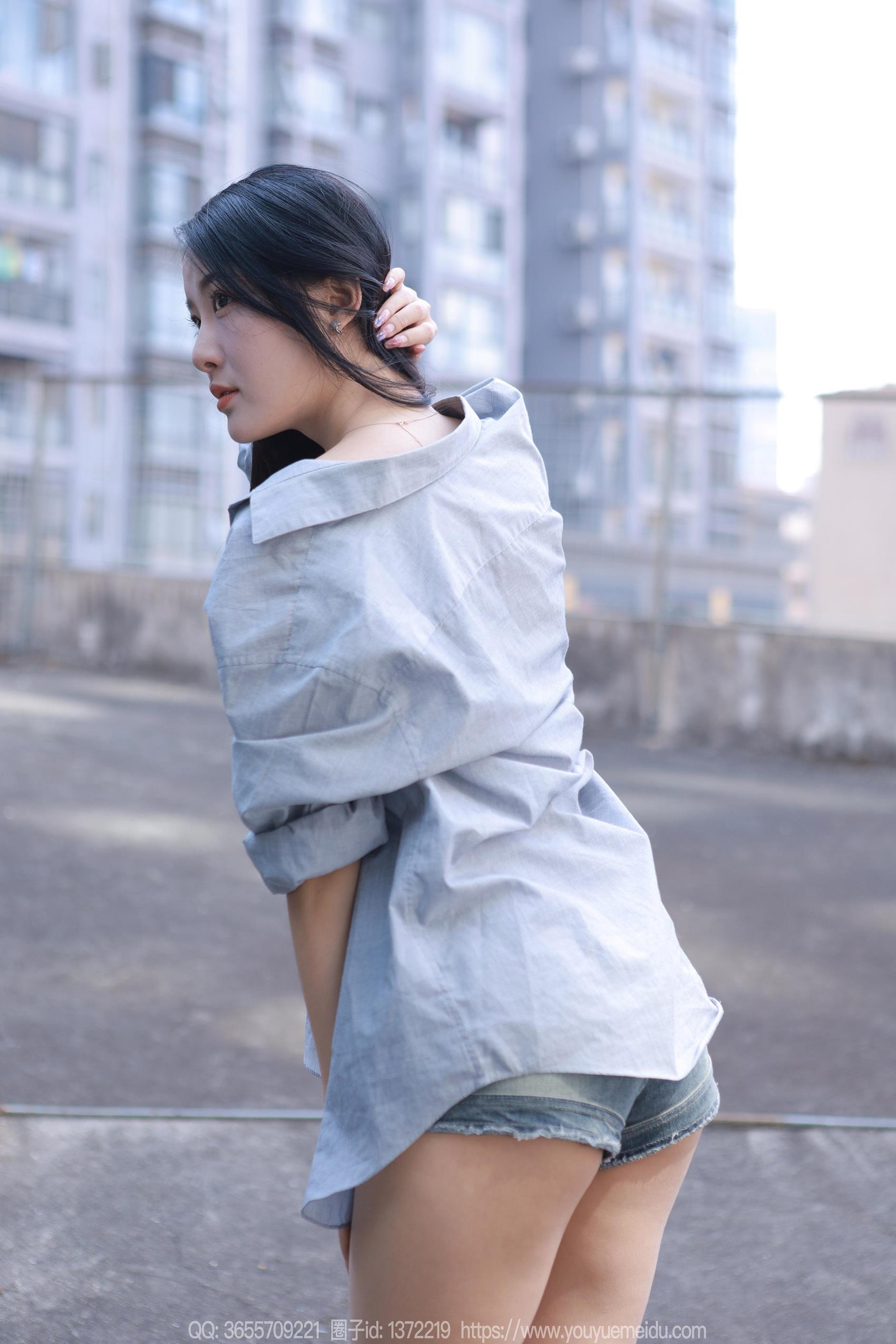 图片[39]-[IESS异思趣向] 2023.10.30 丝享家1572：婉萍《超短牛仔裤》[83P] – 速更版-美库