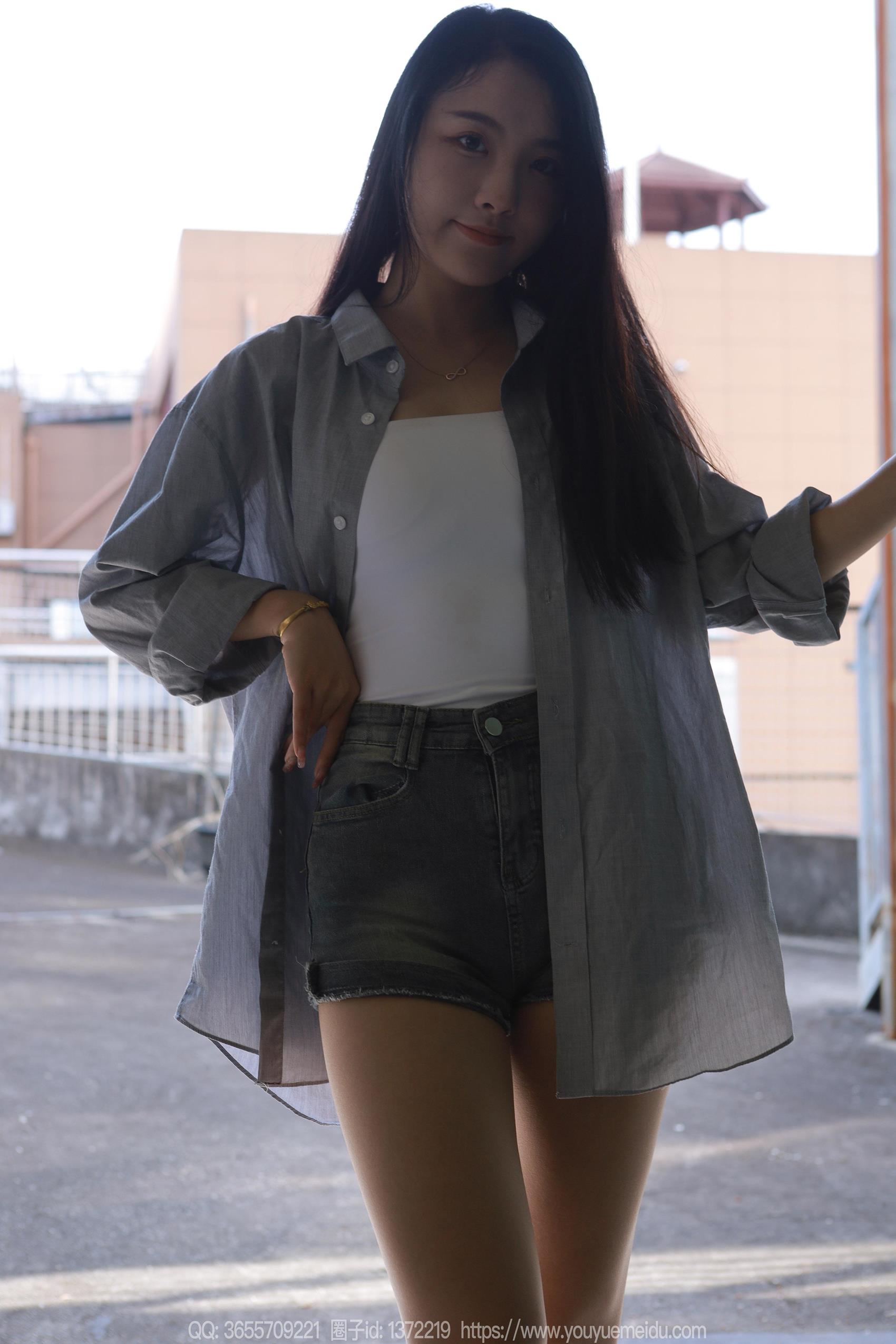 图片[45]-[IESS异思趣向] 2023.10.30 丝享家1572：婉萍《超短牛仔裤》[83P] – 速更版-美库