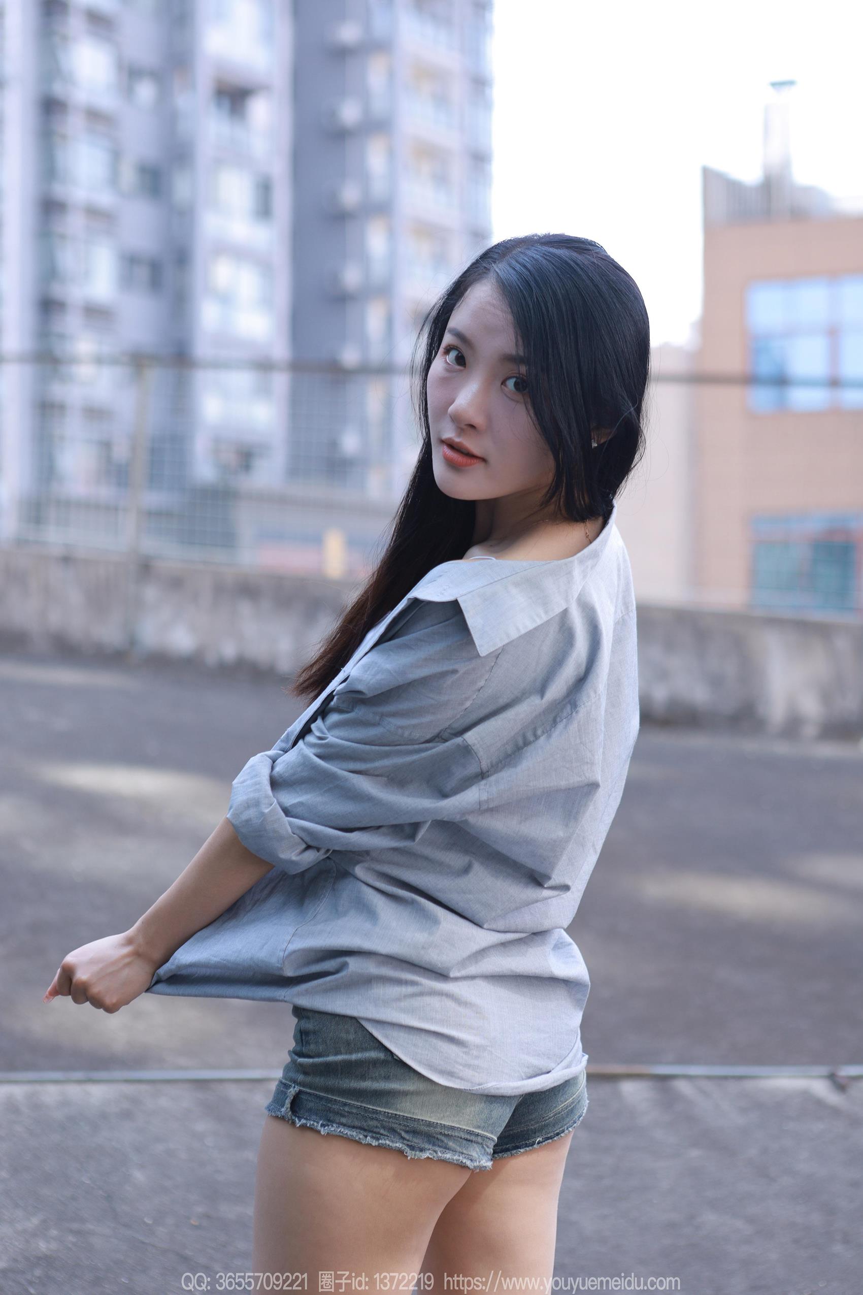 图片[46]-[IESS异思趣向] 2023.10.30 丝享家1572：婉萍《超短牛仔裤》[83P] – 速更版-美库