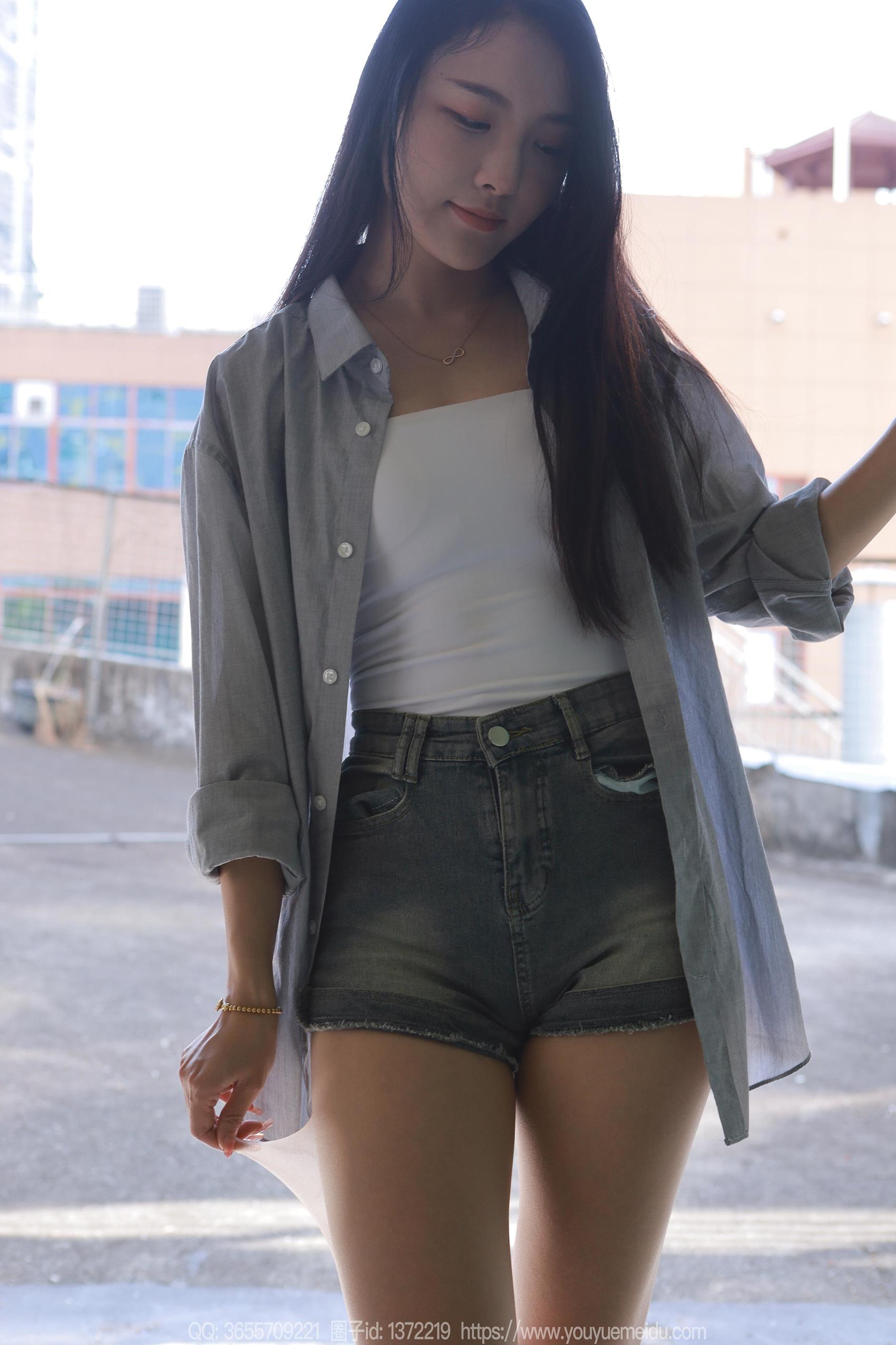 图片[67]-[IESS异思趣向] 2023.10.30 丝享家1572：婉萍《超短牛仔裤》[83P] – 速更版-美库