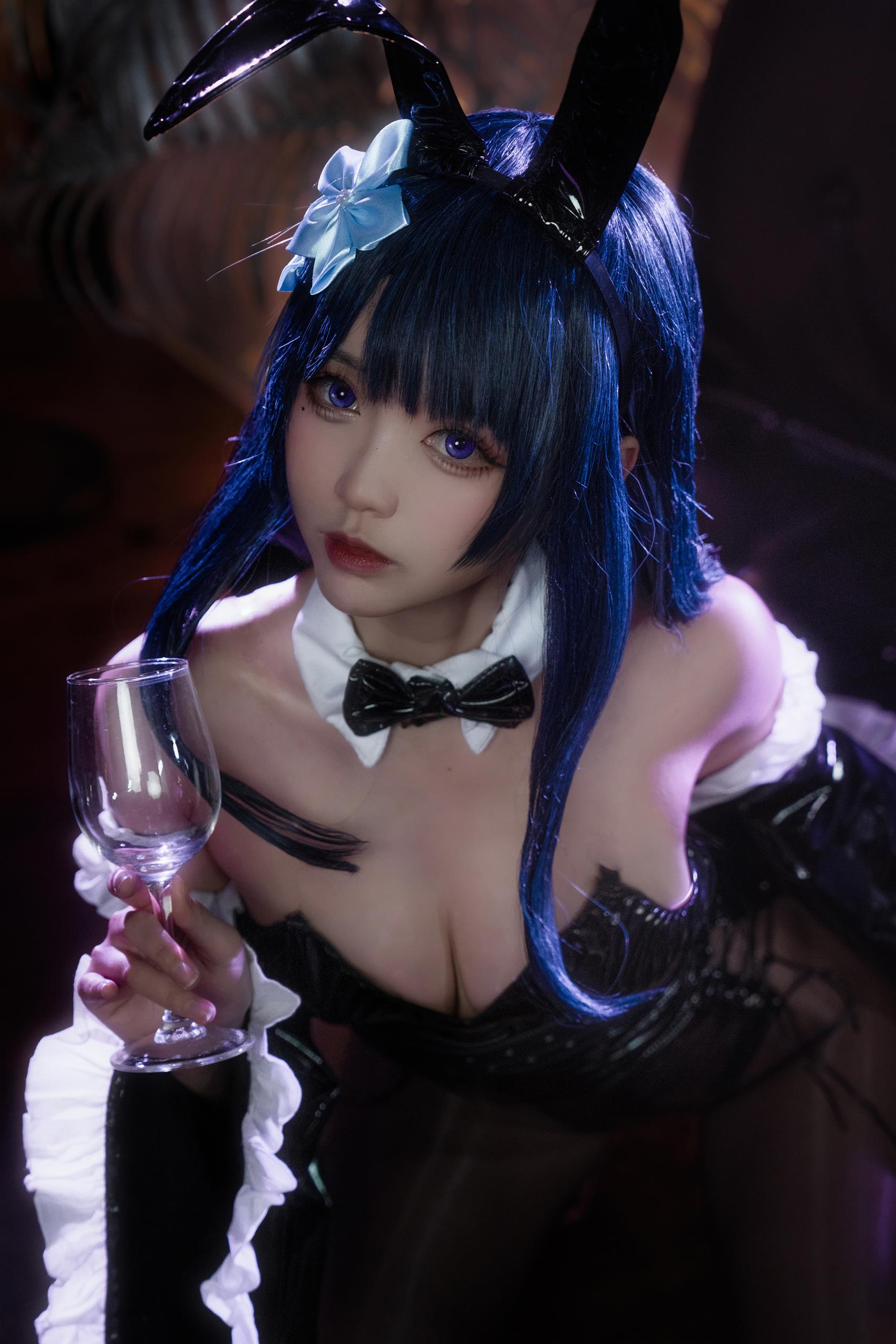 图片[13]-大大卷卷小卷  原神雷电将军 兔女郎[15P] – 速更版-美库