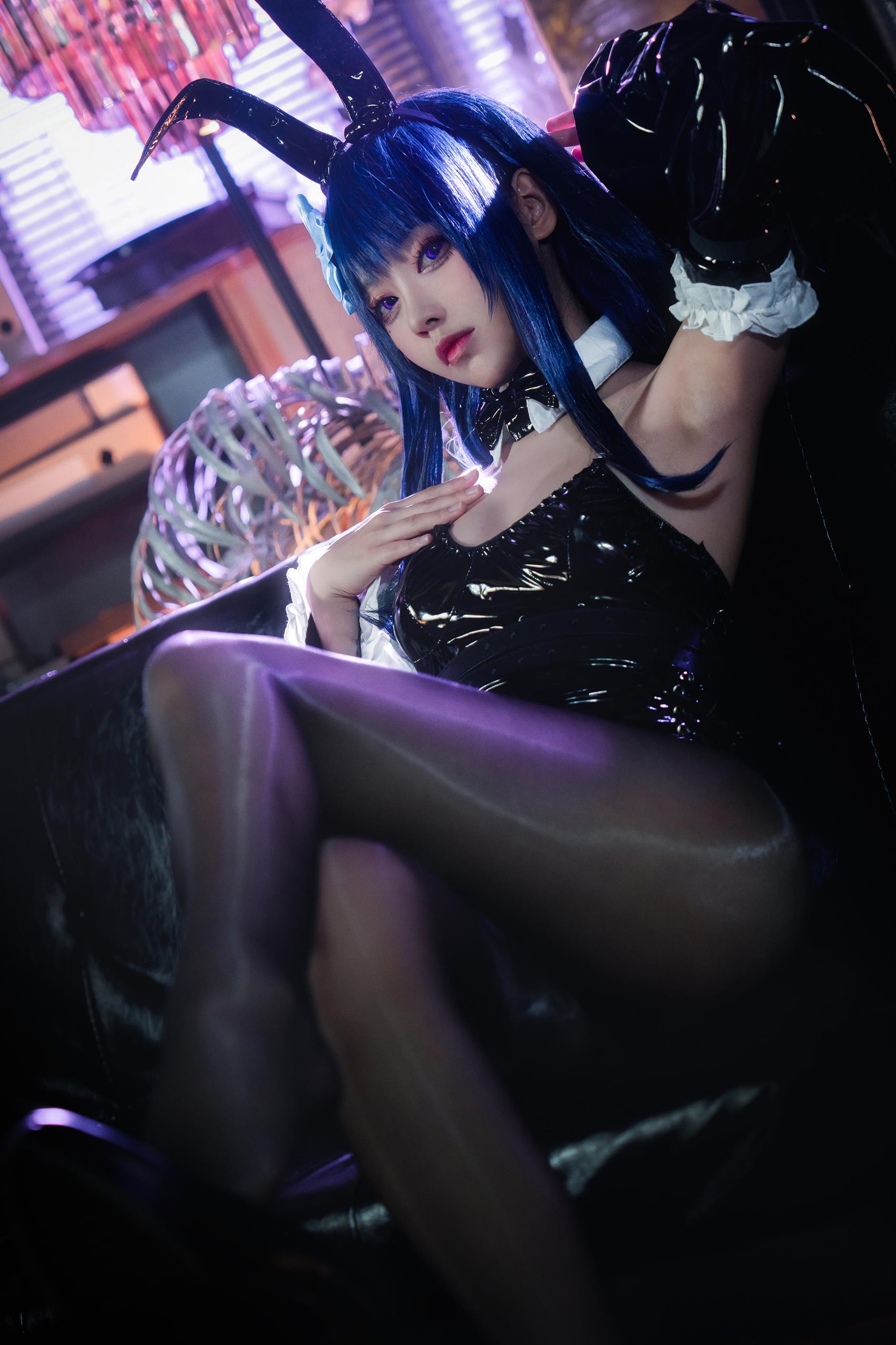 图片[16]-大大卷卷小卷  原神雷电将军 兔女郎[15P] – 速更版-美库