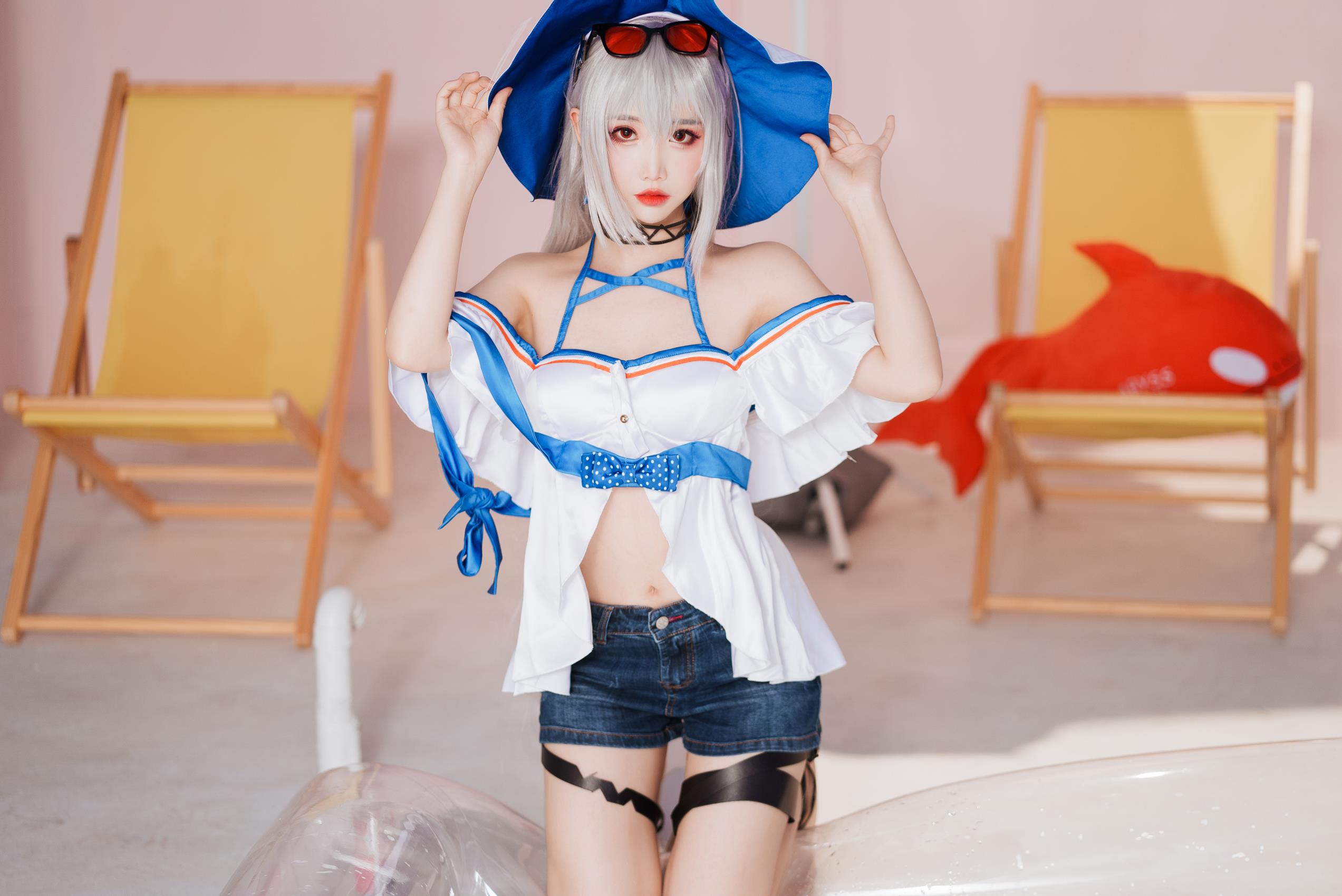 图片[14]-面饼仙儿 – 斯卡蒂泳装[18P] – 速更版-美库