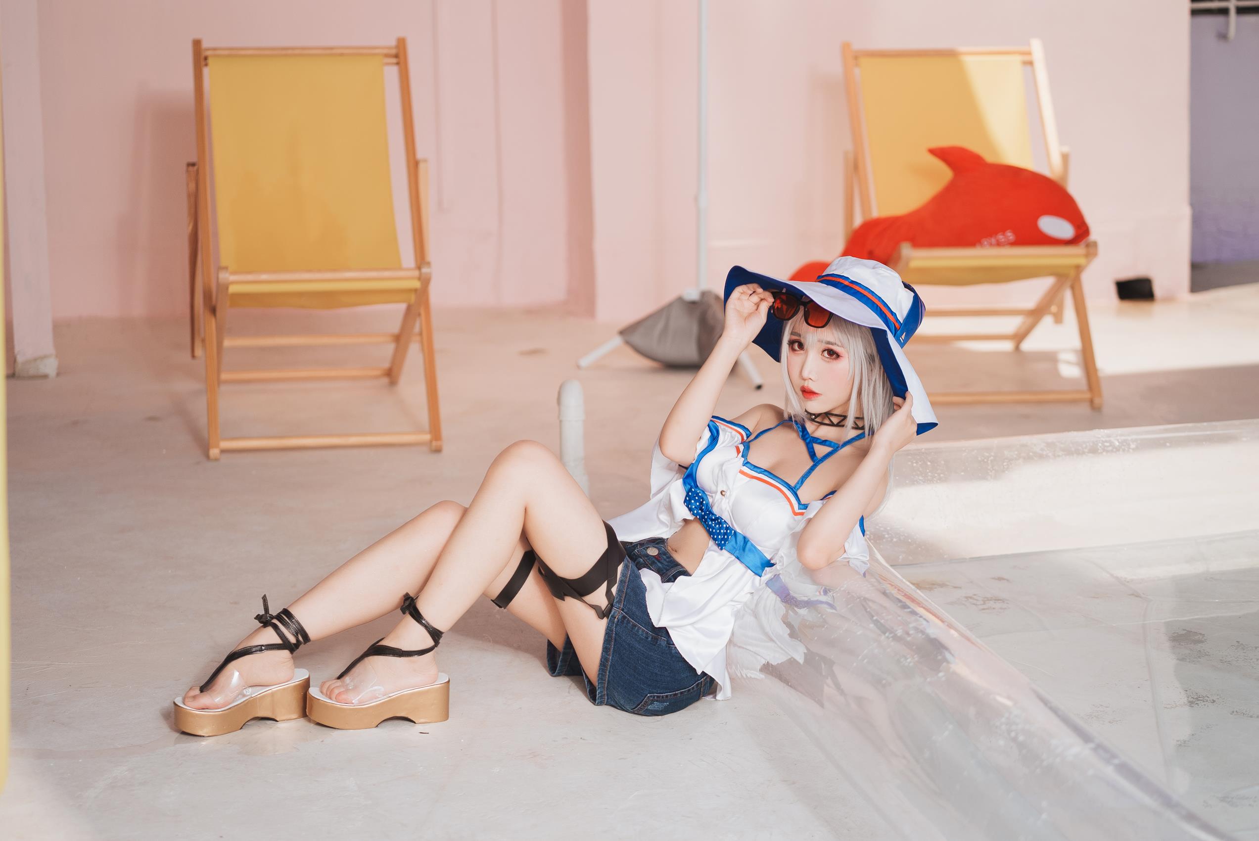 图片[17]-面饼仙儿 – 斯卡蒂泳装[18P] – 速更版-美库