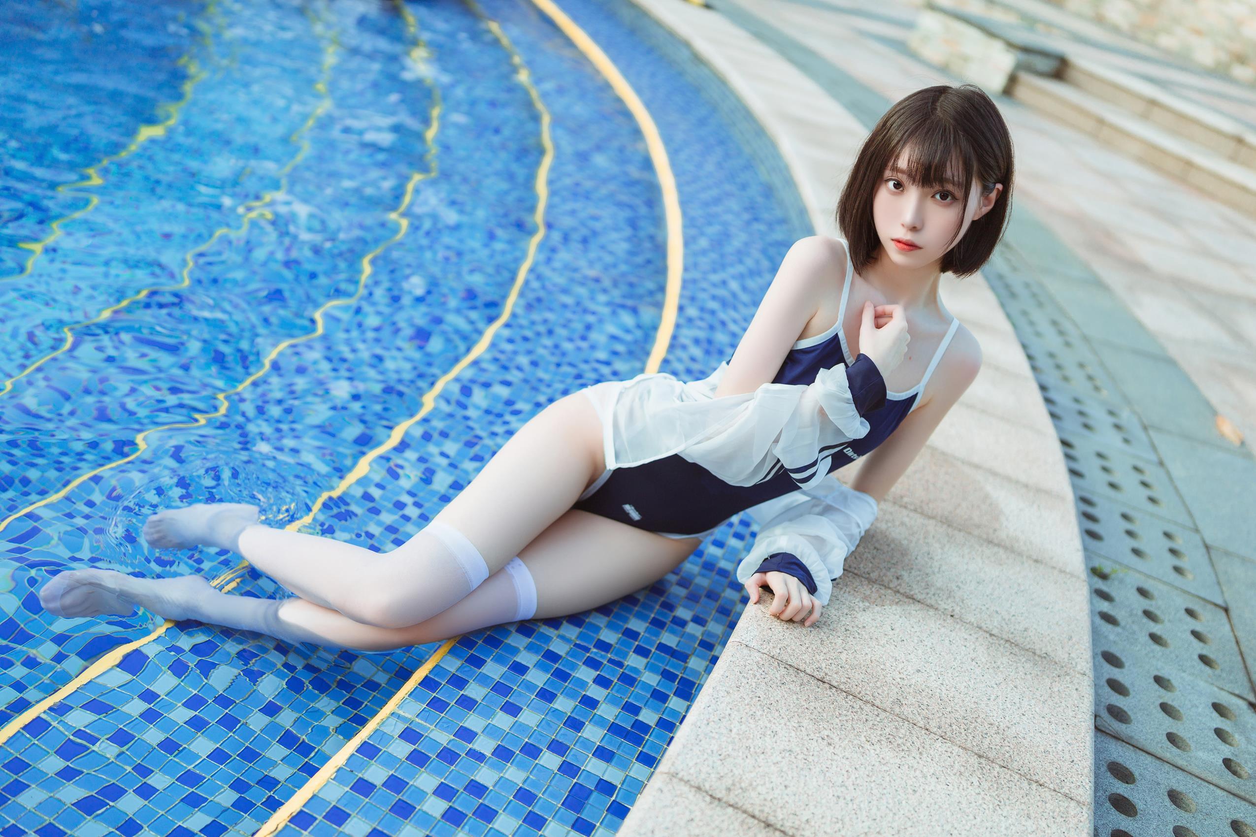 图片[18]-许岚(叁月life) – 泳装[40P] – 速更版-美库