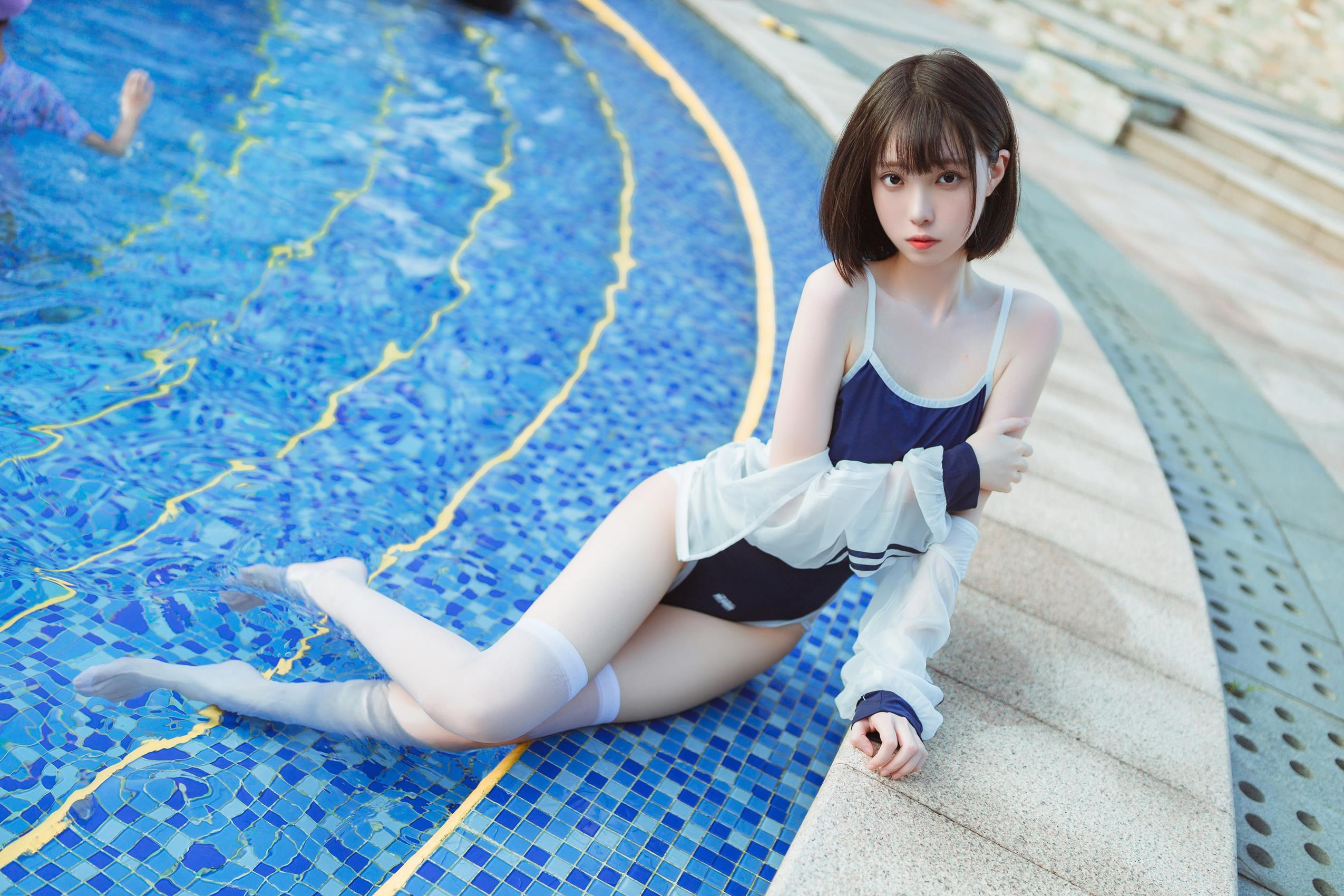 图片[19]-许岚(叁月life) – 泳装[40P] – 速更版-美库