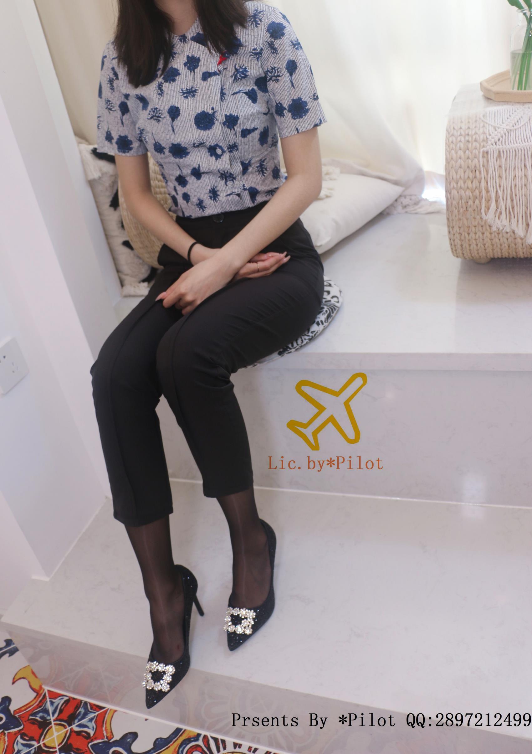 图片[15]-[Pilot]NO.004 身高175的新疆女孩-东航黑丝[55P] – 速更版-美库