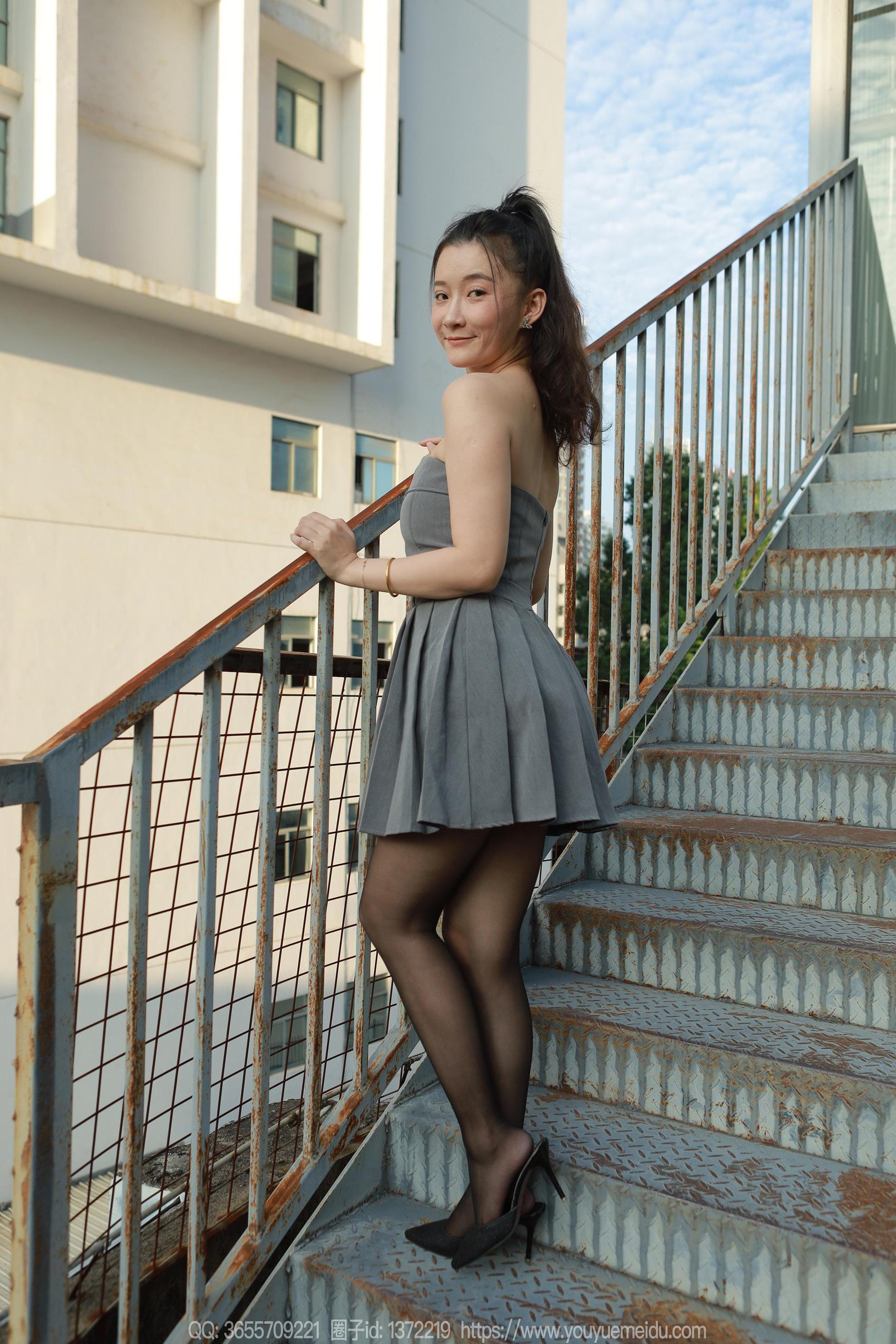 图片[26]-[IESS异思趣向] 2023.11.01 丝享家1574：秋秋《灰色小礼裙》[78P] – 速更版-美库