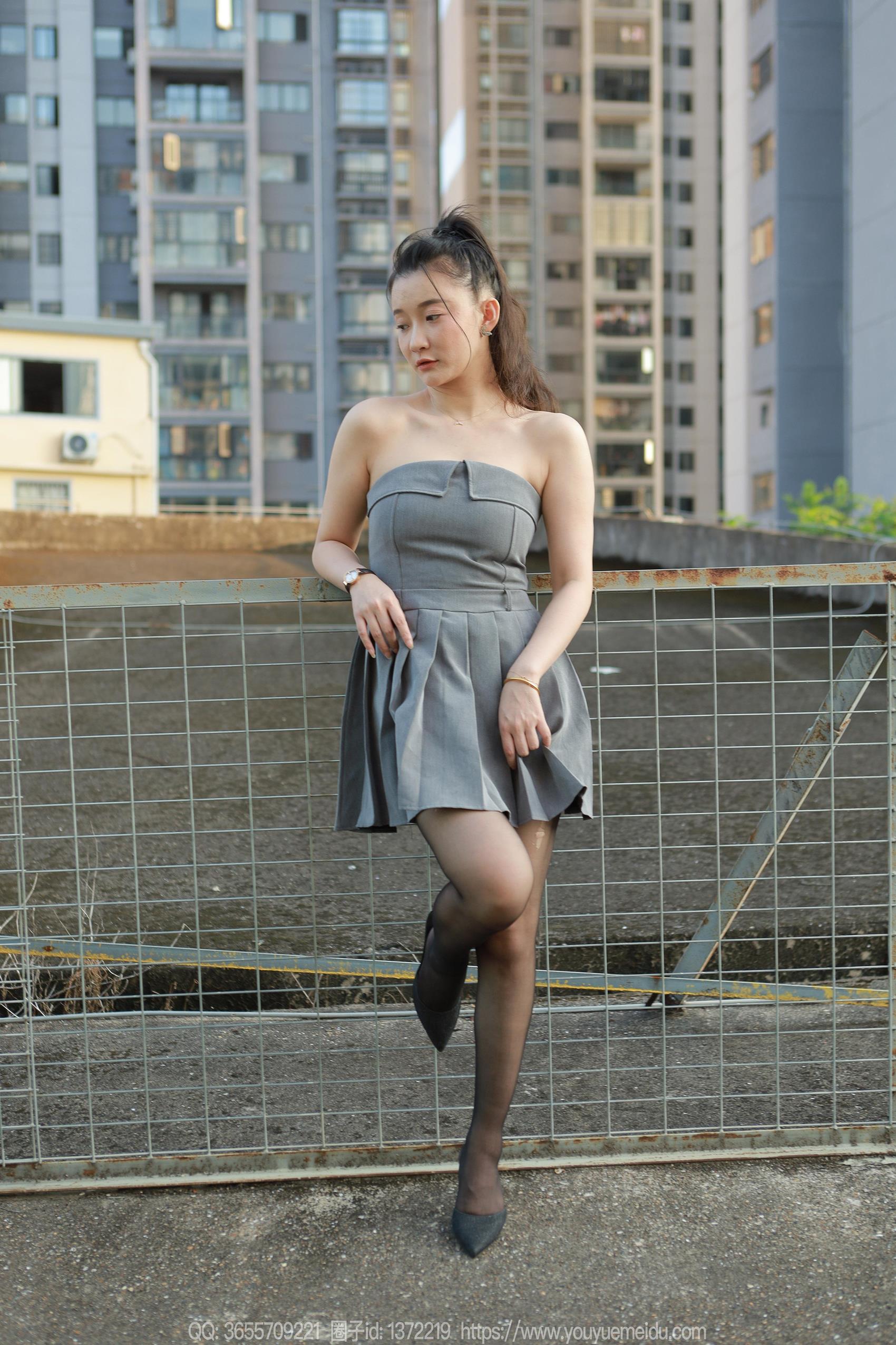 图片[30]-[IESS异思趣向] 2023.11.01 丝享家1574：秋秋《灰色小礼裙》[78P] – 速更版-美库