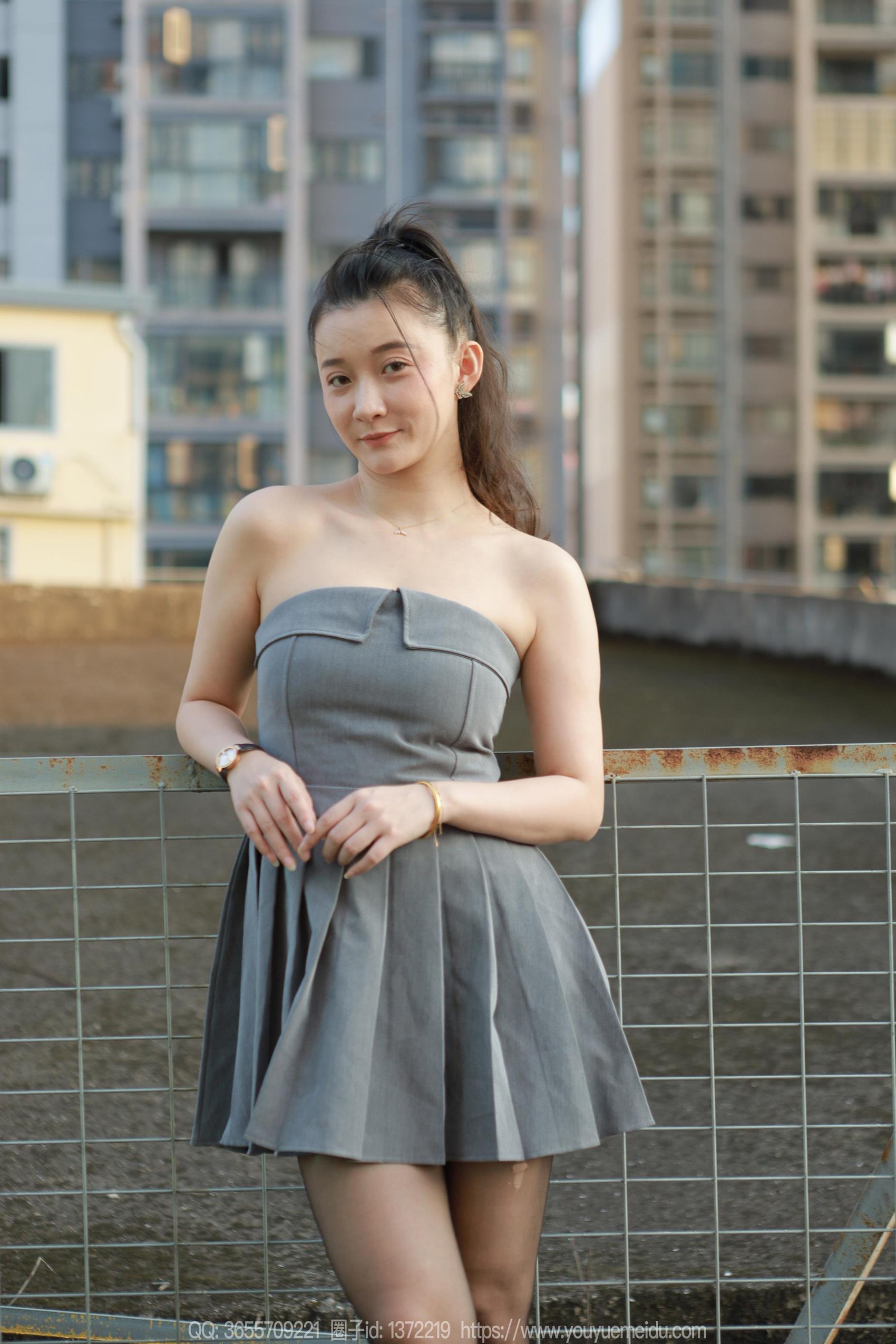 图片[31]-[IESS异思趣向] 2023.11.01 丝享家1574：秋秋《灰色小礼裙》[78P] – 速更版-美库