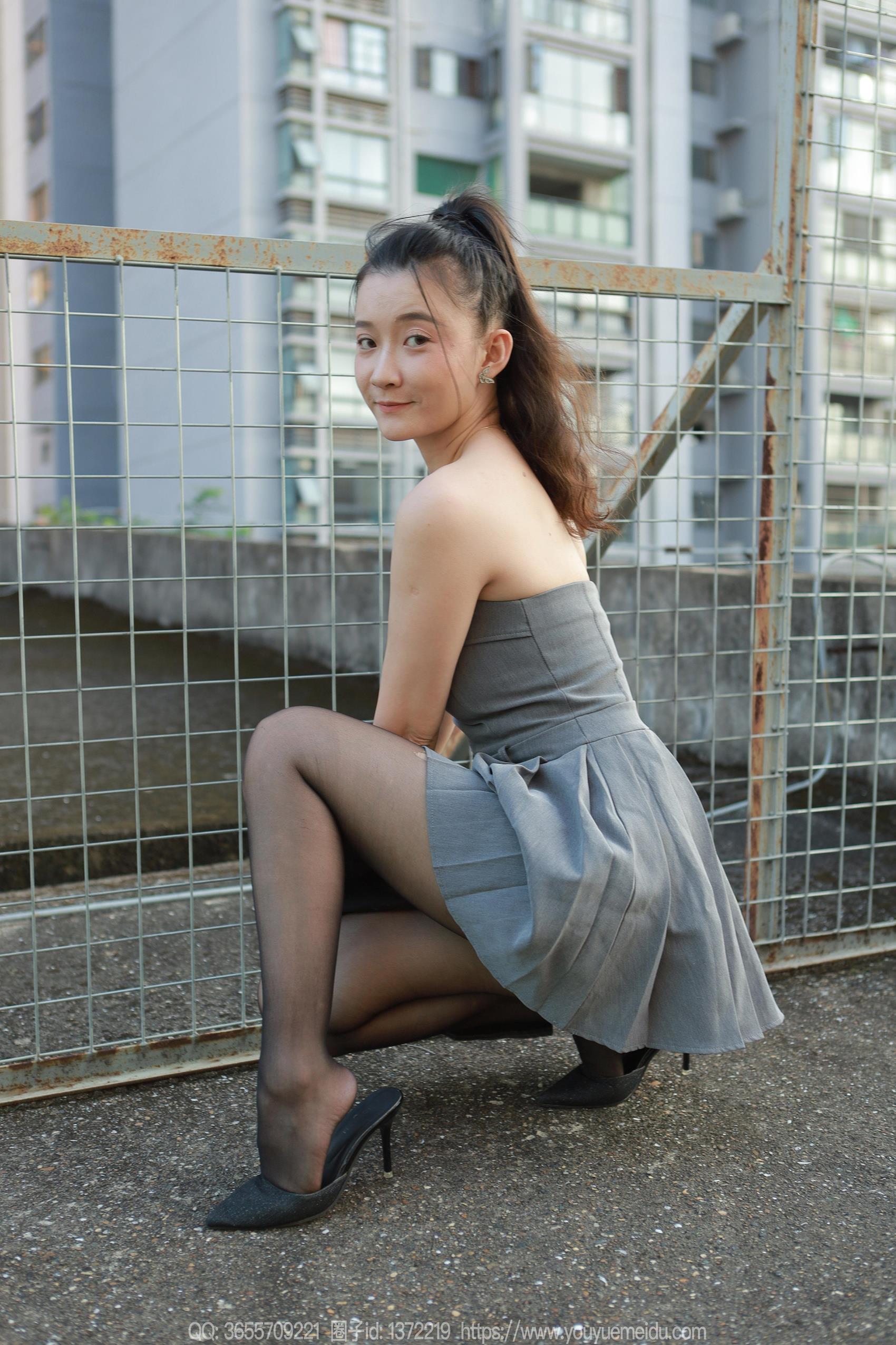 图片[49]-[IESS异思趣向] 2023.11.01 丝享家1574：秋秋《灰色小礼裙》[78P] – 速更版-美库