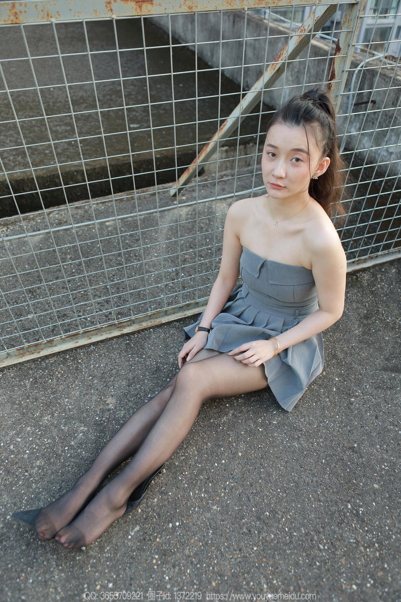 图片[57]-[IESS异思趣向] 2023.11.01 丝享家1574：秋秋《灰色小礼裙》[78P] – 速更版-美库