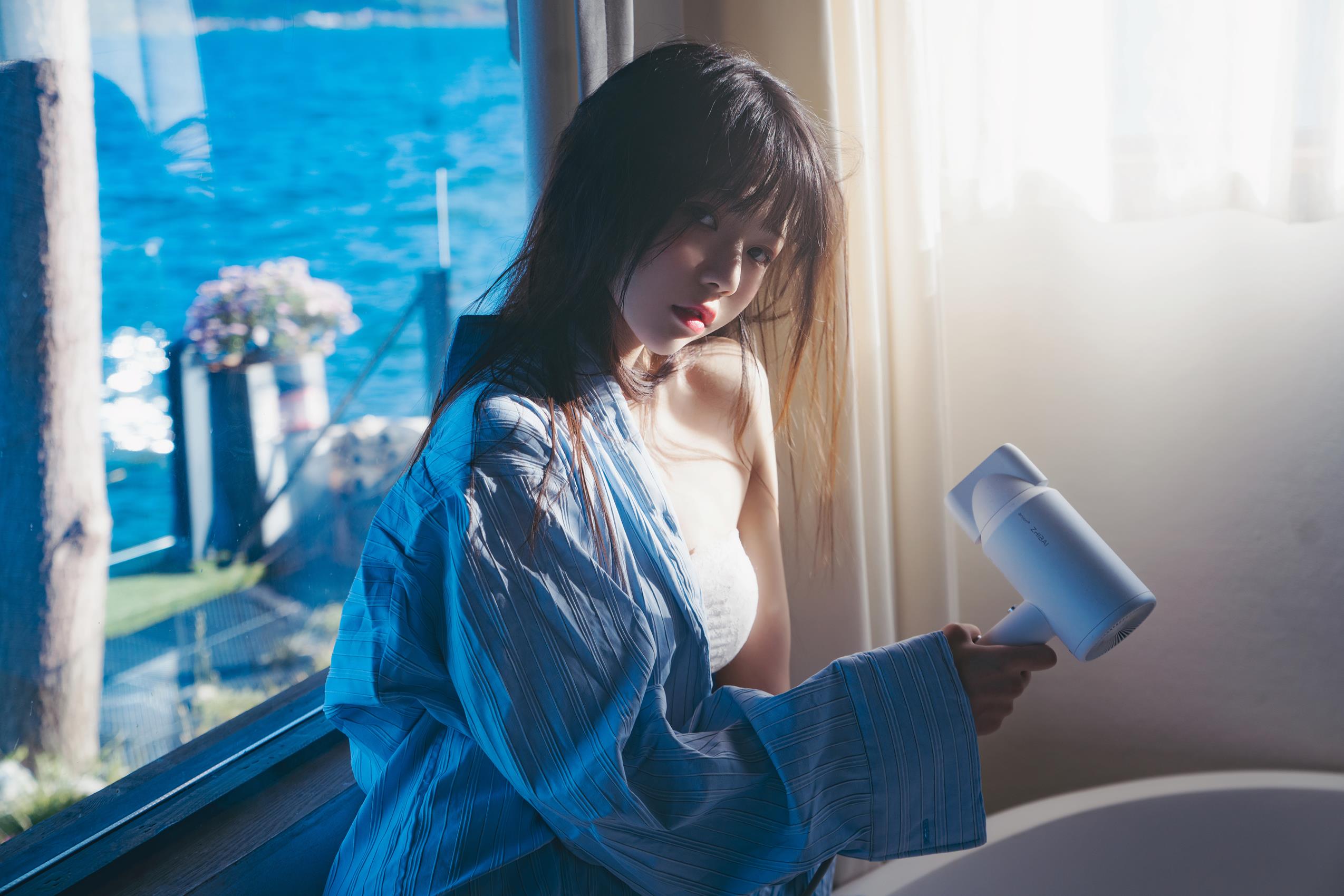 图片[11]-桜桃喵 – 蓝衬衫[41P] – 速更版-美库