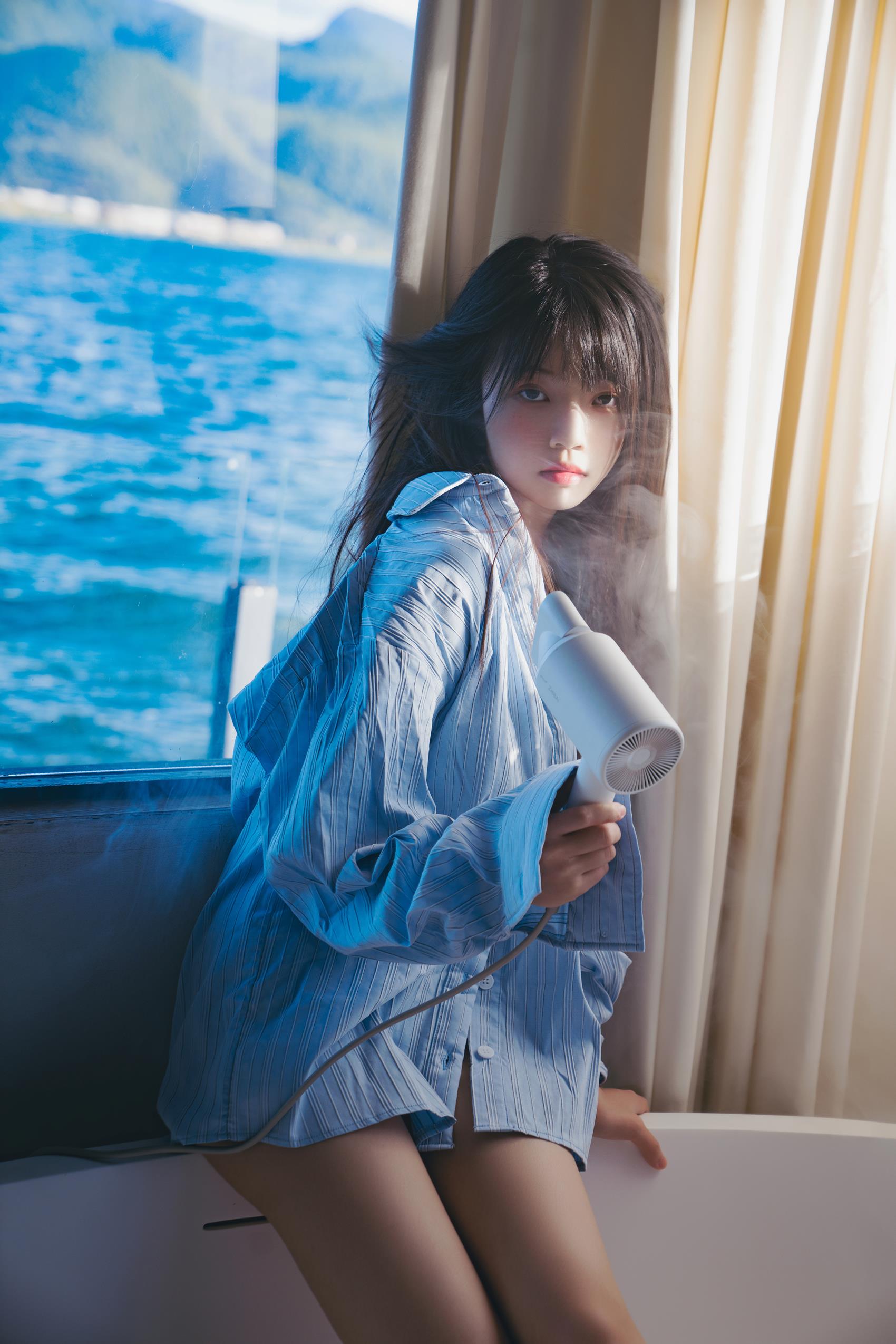 图片[13]-桜桃喵 – 蓝衬衫[41P] – 速更版-美库