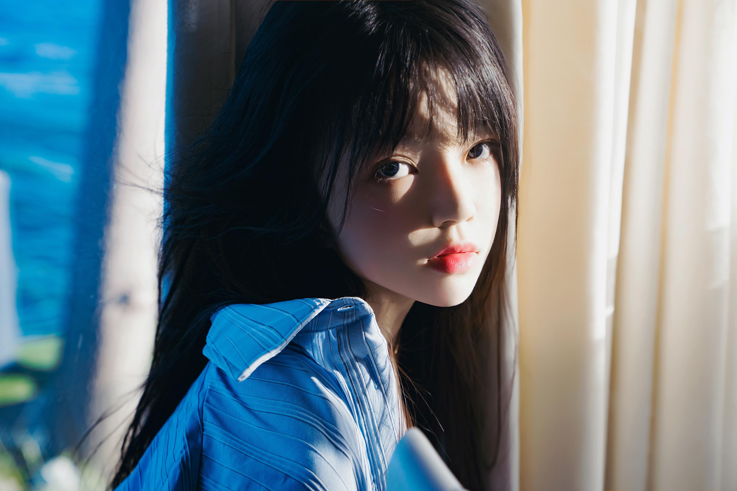 图片[14]-桜桃喵 – 蓝衬衫[41P] – 速更版-美库