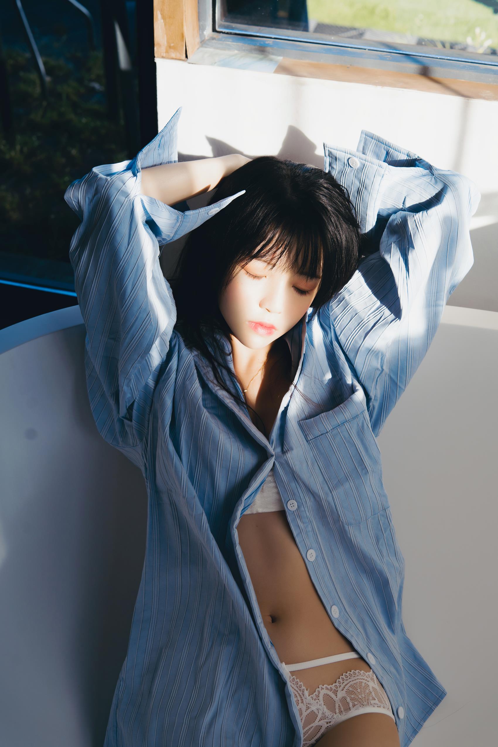 图片[21]-桜桃喵 – 蓝衬衫[41P] – 速更版-美库