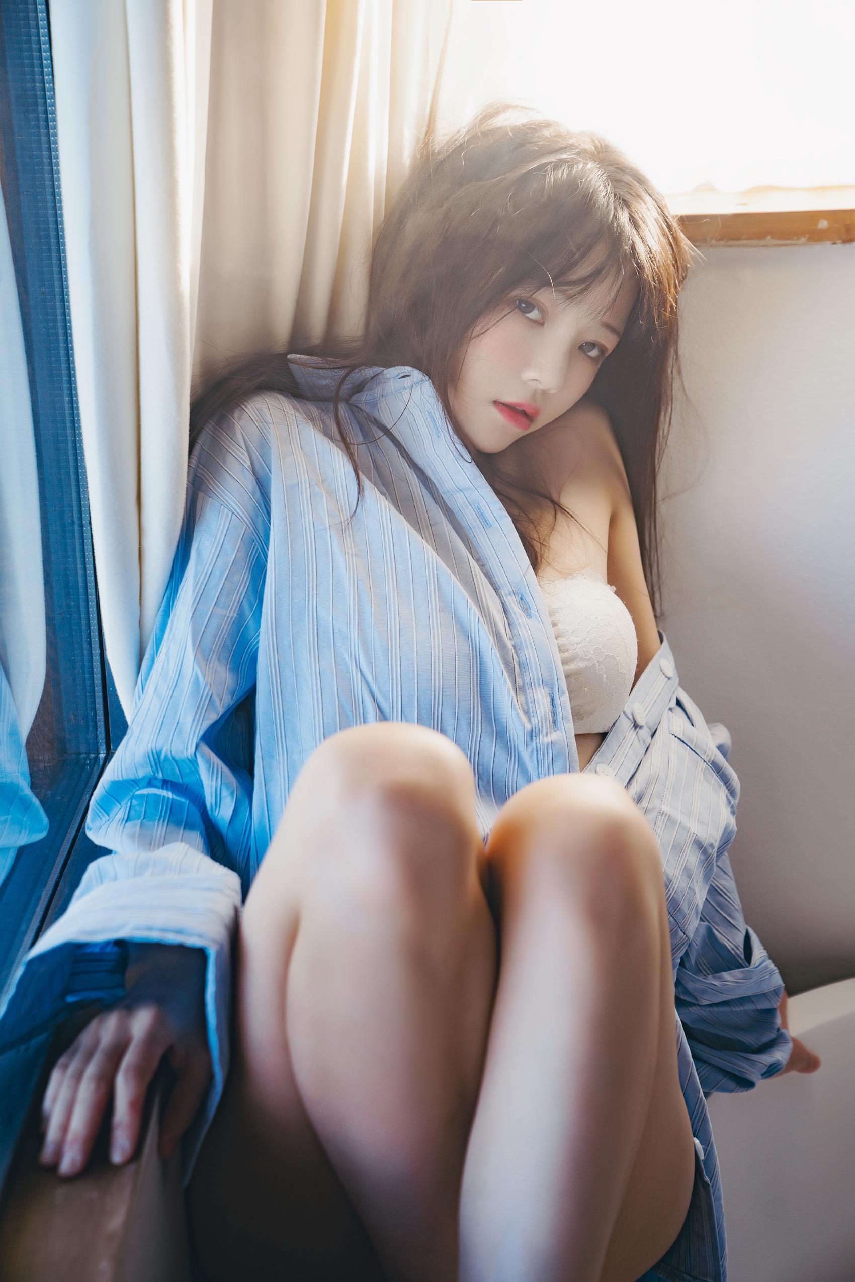 图片[30]-桜桃喵 – 蓝衬衫[41P] – 速更版-美库