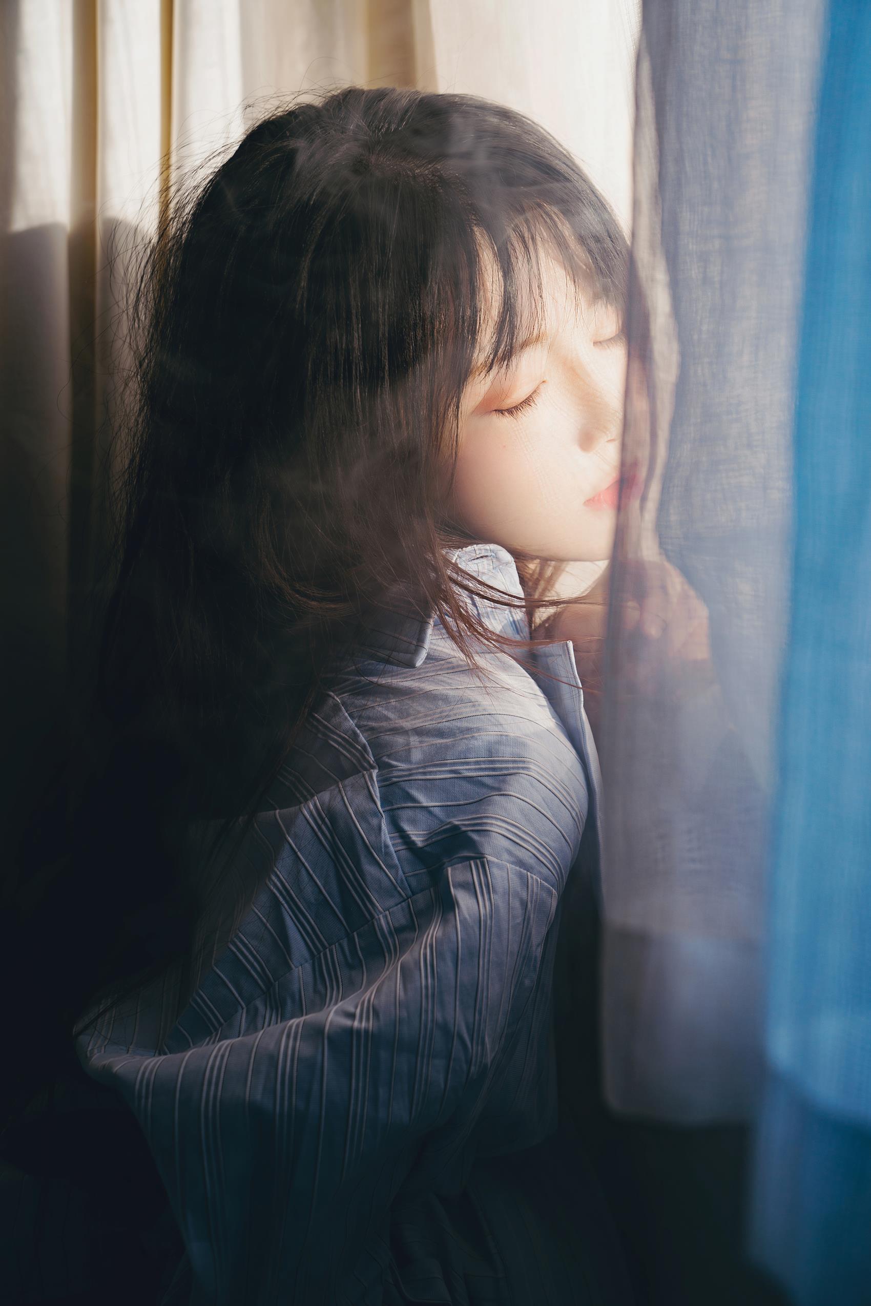 图片[37]-桜桃喵 – 蓝衬衫[41P] – 速更版-美库