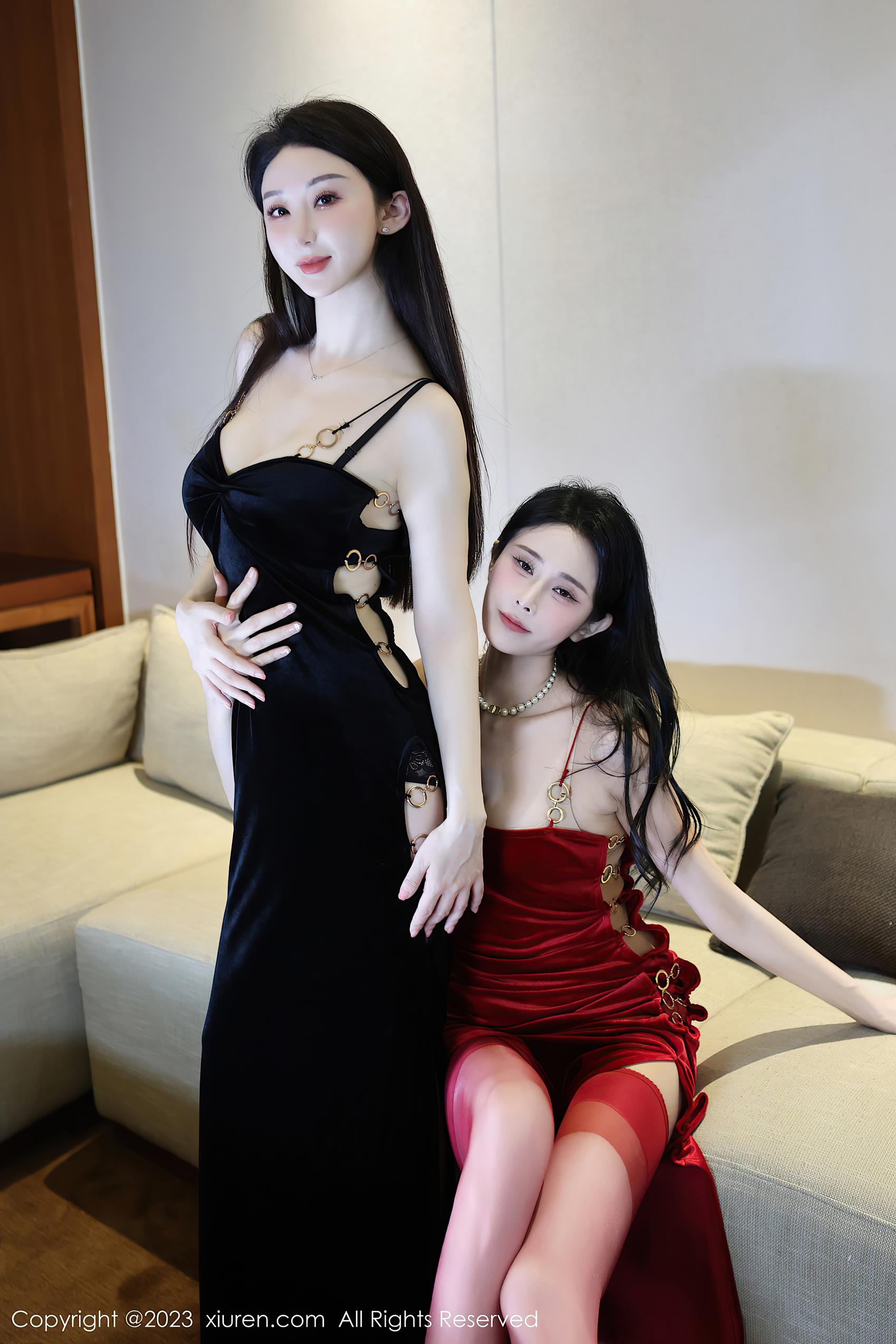 图片[35]-[Xiuren秀人网]2023.10.26 NO.7563 模特合集 今日黑红组合 [33+1P] – 速更版-美库