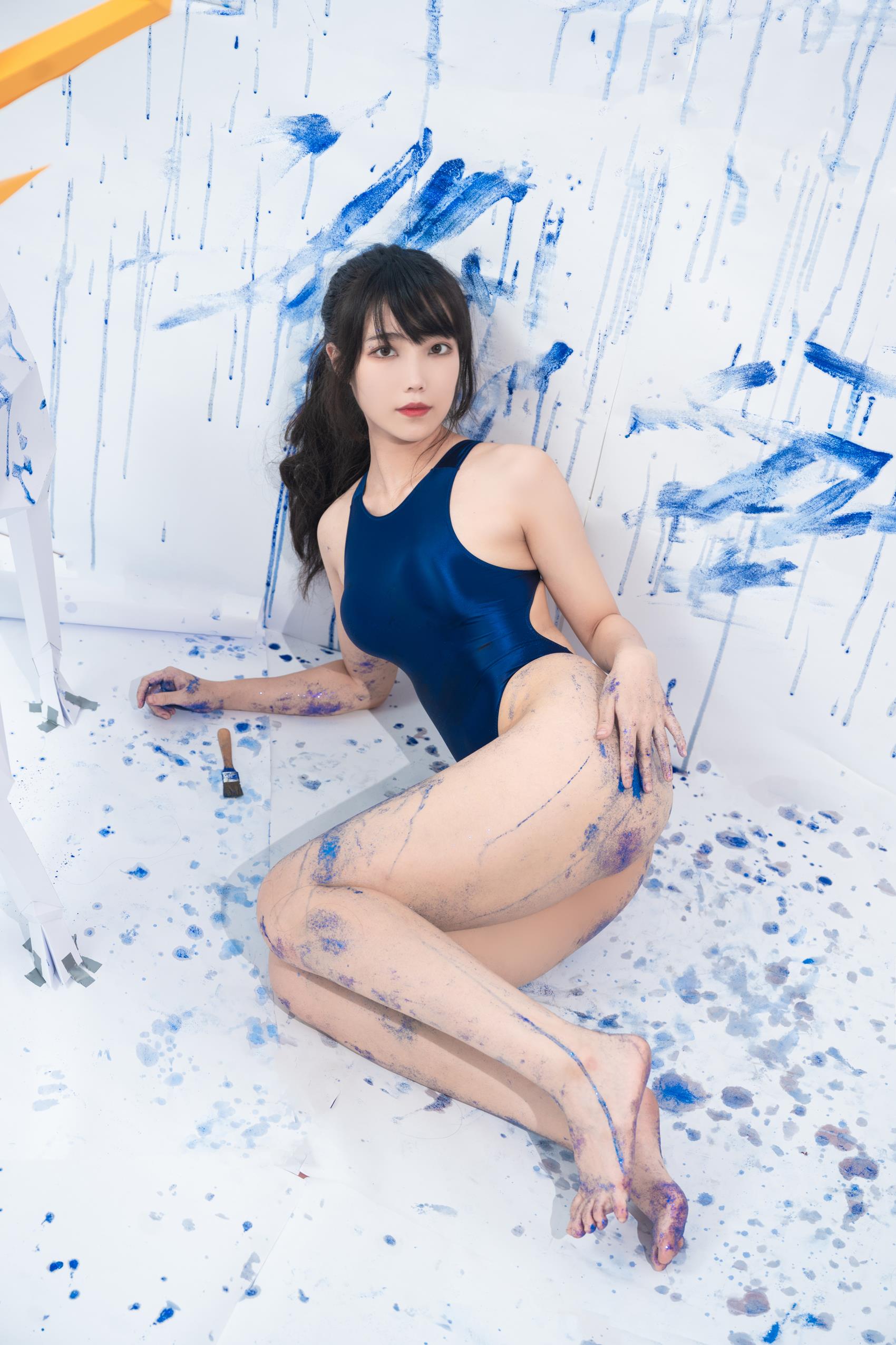 图片[11]-汪知子 – 蓝色闪粉[10P] – 速更版-美库