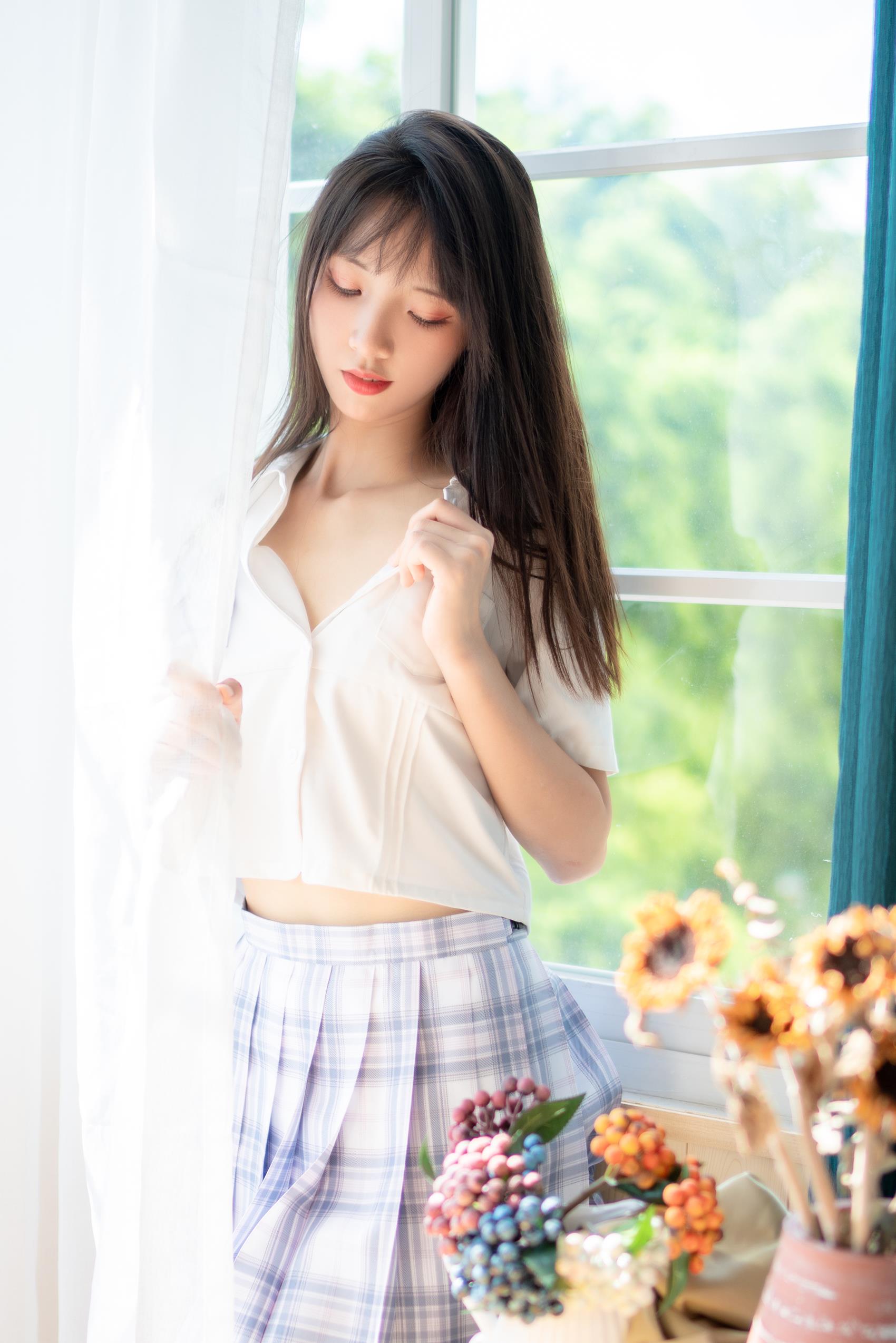 图片[14]-西瓜 – JK校服[48P] – 速更版-美库