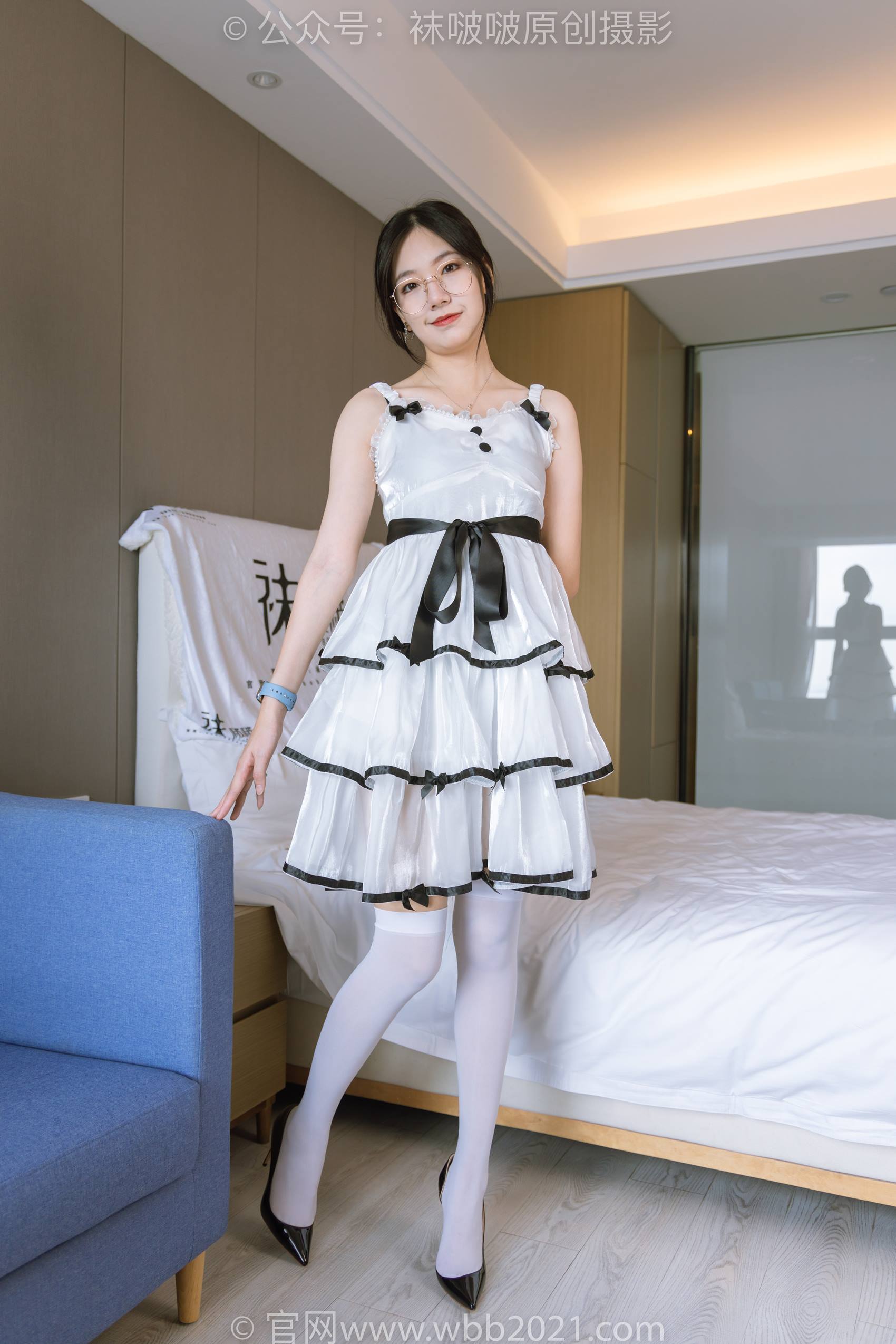 图片[22]-[BoBoSocks袜啵啵]NO.299 小甜豆-两双高跟鞋、厚白丝大腿袜、厚黑丝大腿袜[167P] – 速更版-美库