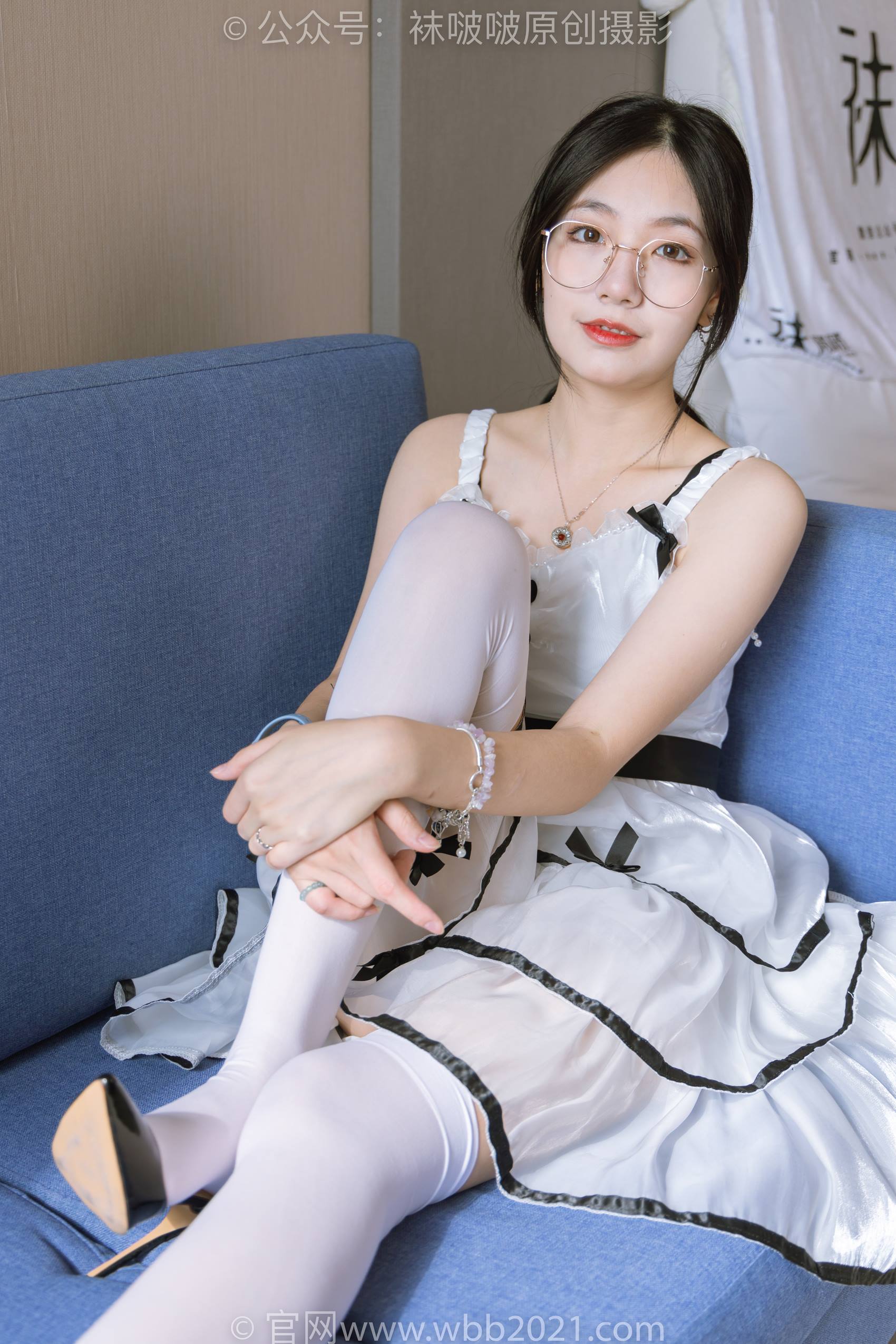 图片[59]-[BoBoSocks袜啵啵]NO.299 小甜豆-两双高跟鞋、厚白丝大腿袜、厚黑丝大腿袜[167P] – 速更版-美库