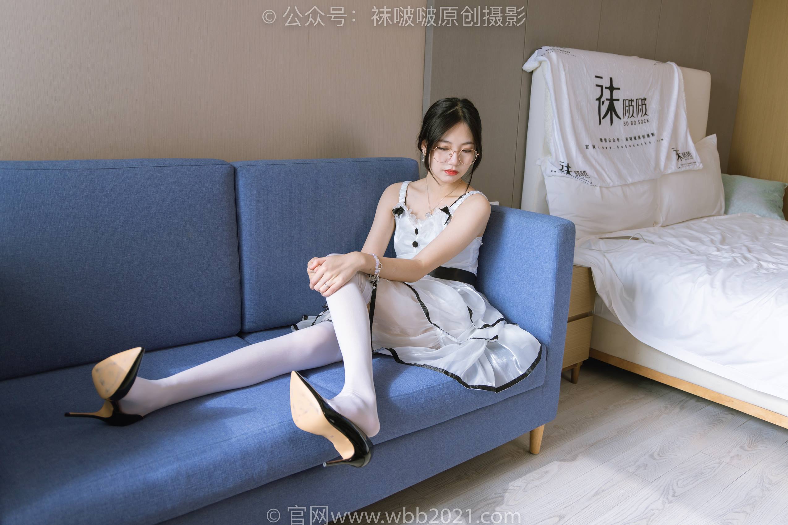 图片[61]-[BoBoSocks袜啵啵]NO.299 小甜豆-两双高跟鞋、厚白丝大腿袜、厚黑丝大腿袜[167P] – 速更版-美库