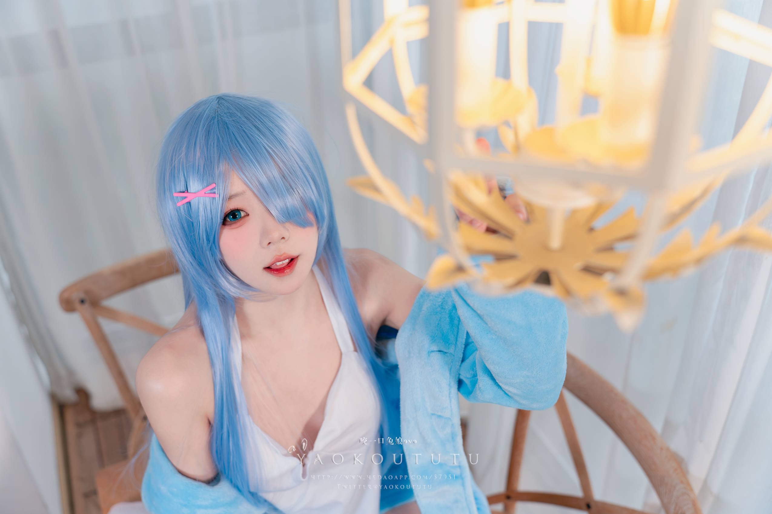 图片[13]-网紅博主@咬一口兔娘(黏黏团子兔)  『蕾姆喵喵』&小剧场[26P] – 速更版-美库