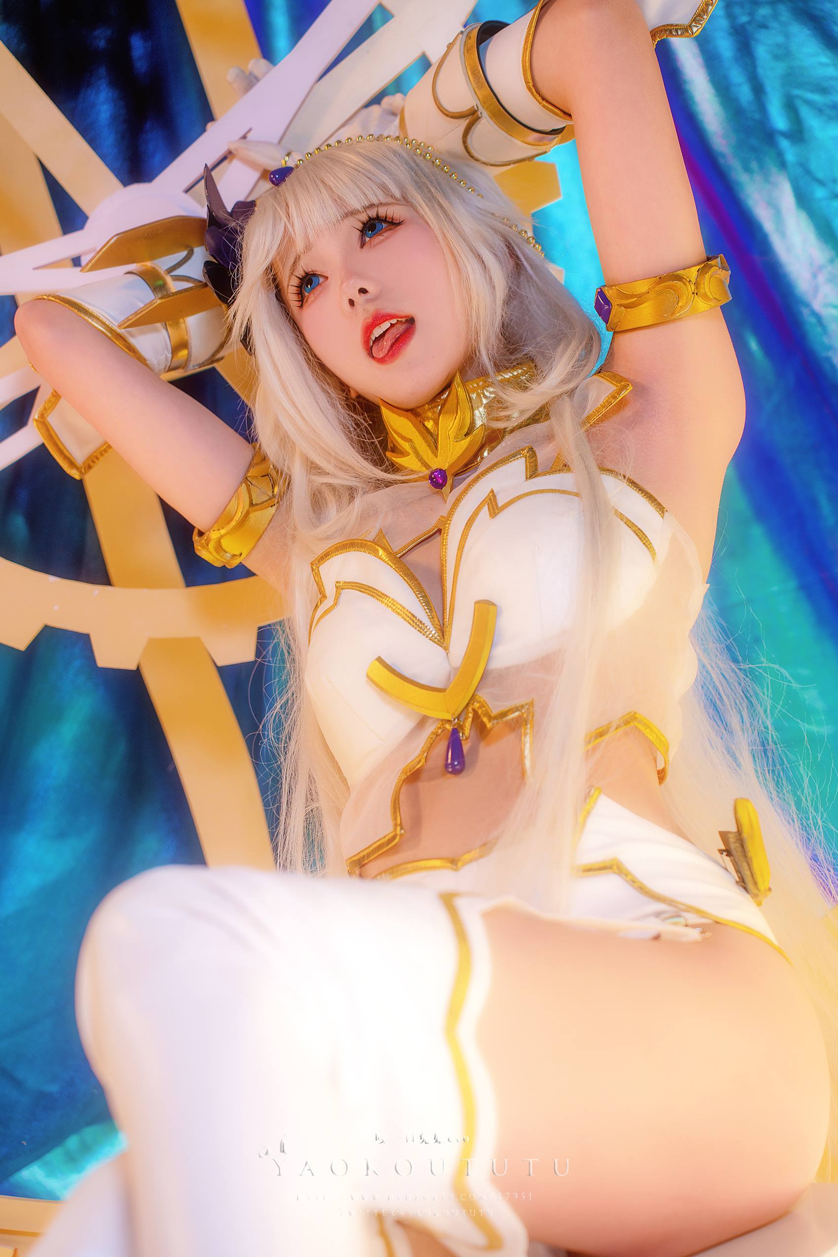 图片[20]-网紅博主@咬一口兔娘(黏黏团子兔) T3专属特典『海王星』[24P] – 速更版-美库