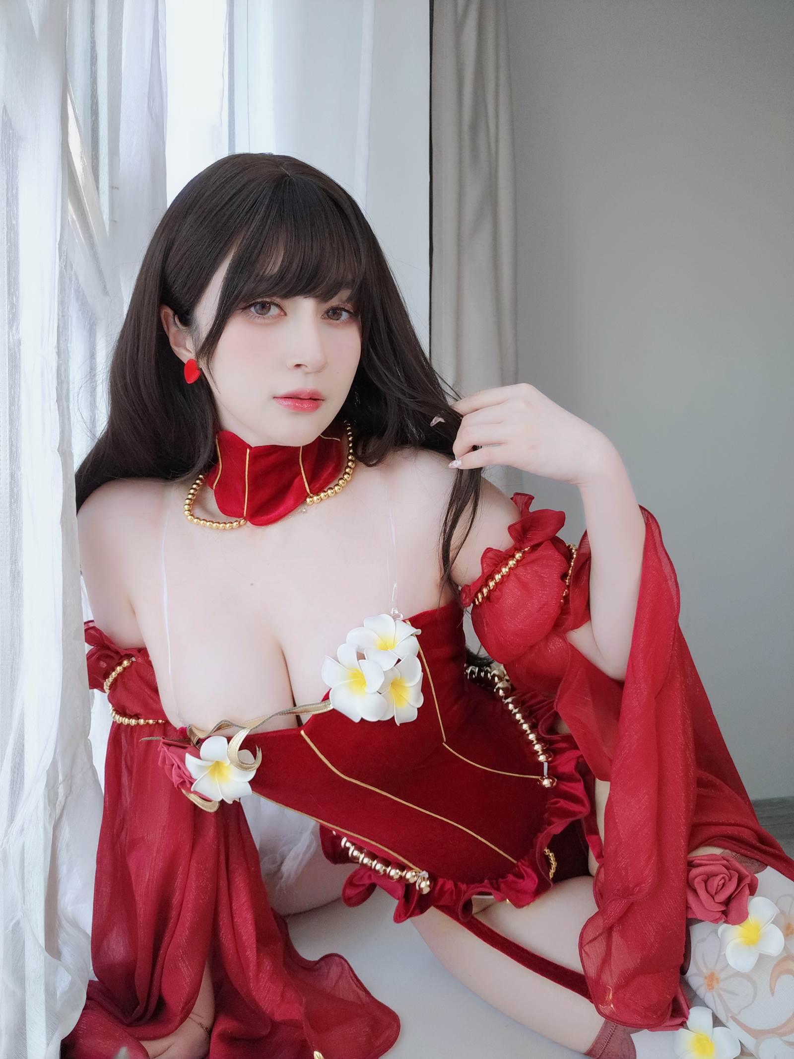 图片[22]-白银 – 赤いドレス[39P] – 速更版-美库