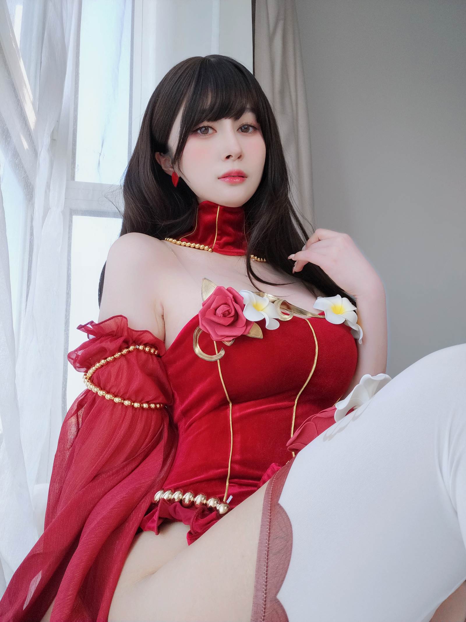 图片[24]-白银 – 赤いドレス[39P] – 速更版-美库