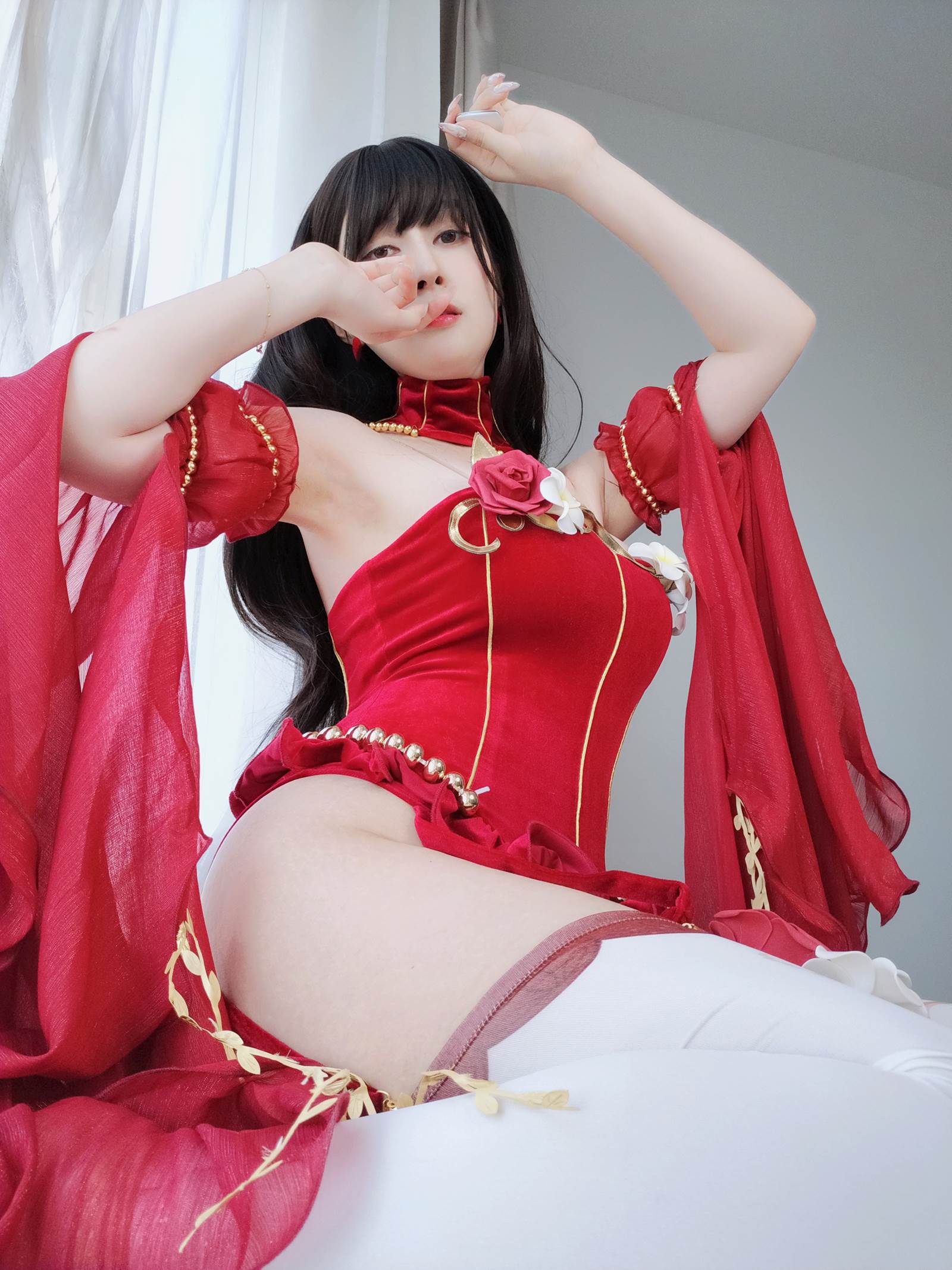 图片[25]-白银 – 赤いドレス[39P] – 速更版-美库