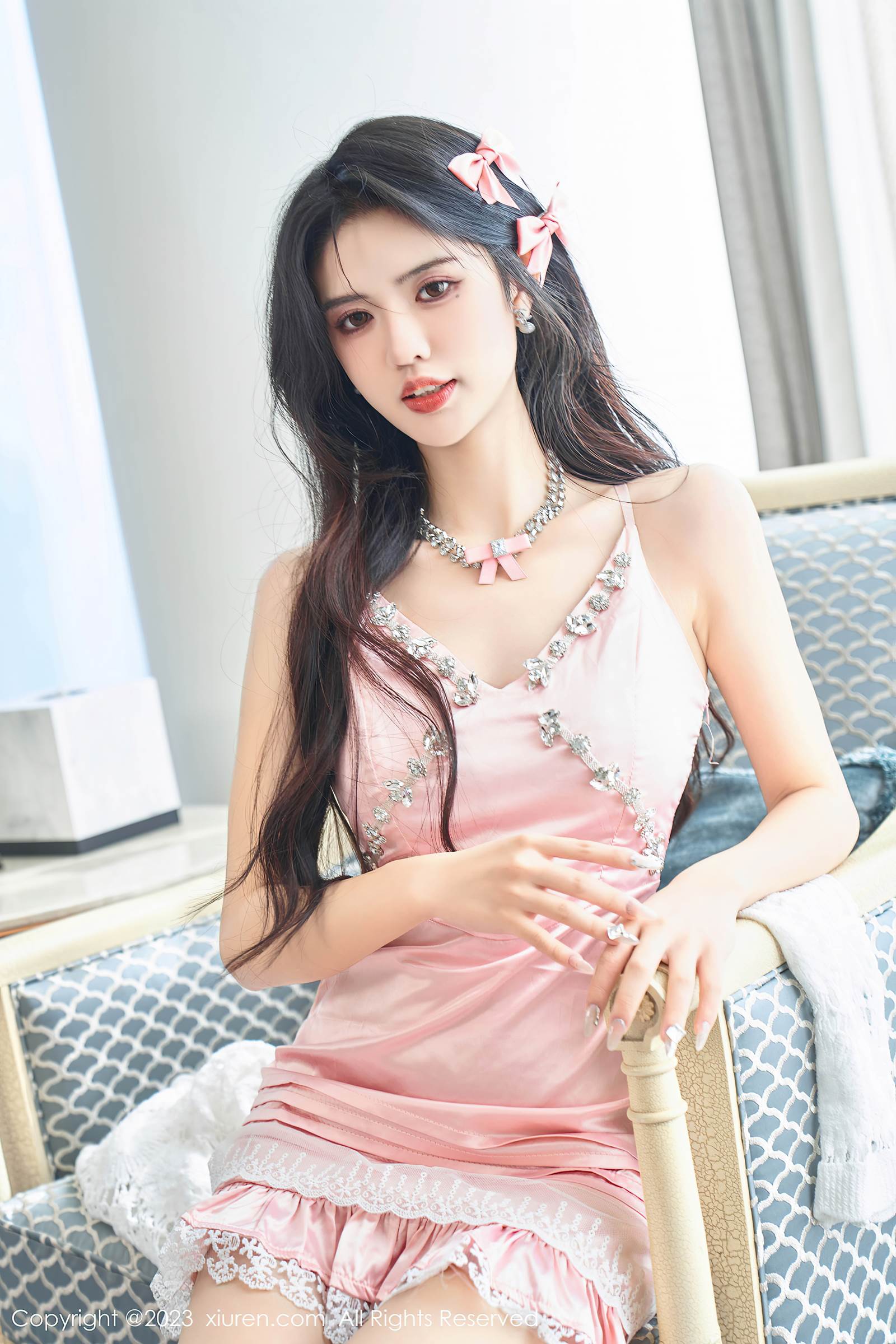 图片[19]-[Xiuren秀人网]2023.11.01 NO.7595 浅浅Danny 长发粉红蝴蝶结 [66+1P] – 速更版-美库