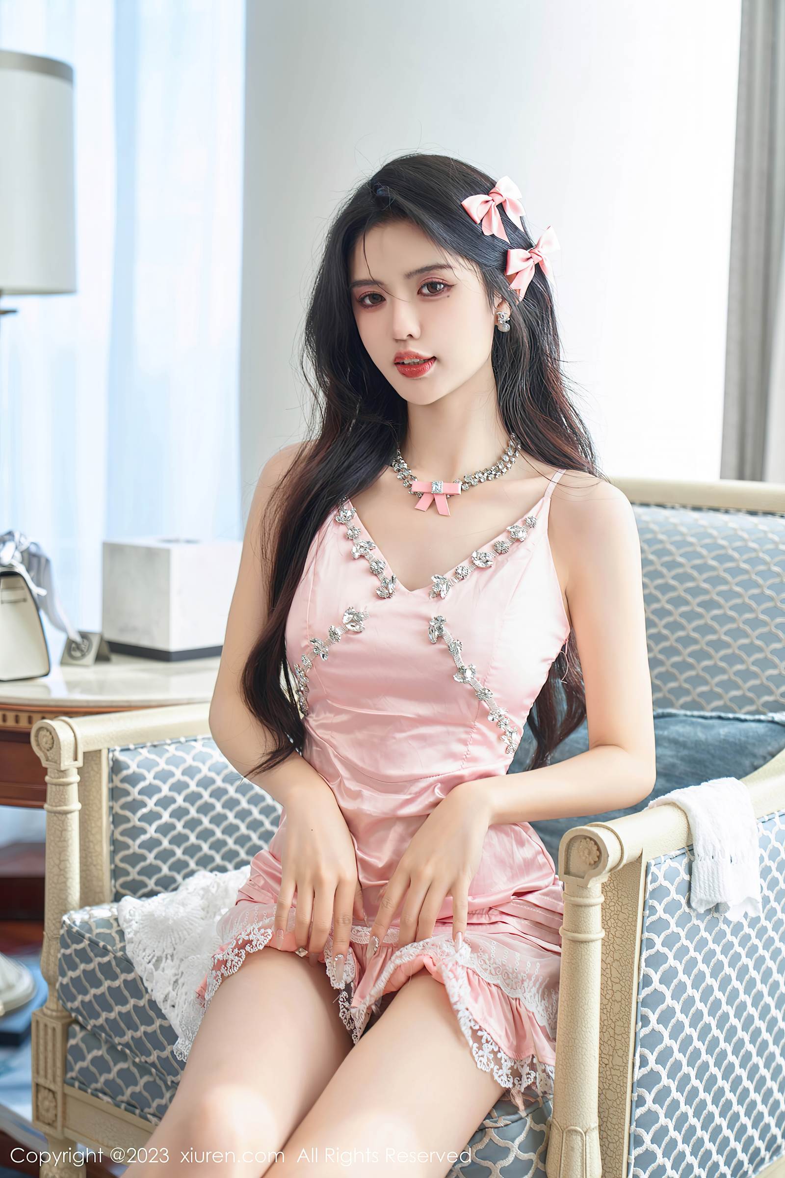 图片[28]-[Xiuren秀人网]2023.11.01 NO.7595 浅浅Danny 长发粉红蝴蝶结 [66+1P] – 速更版-美库