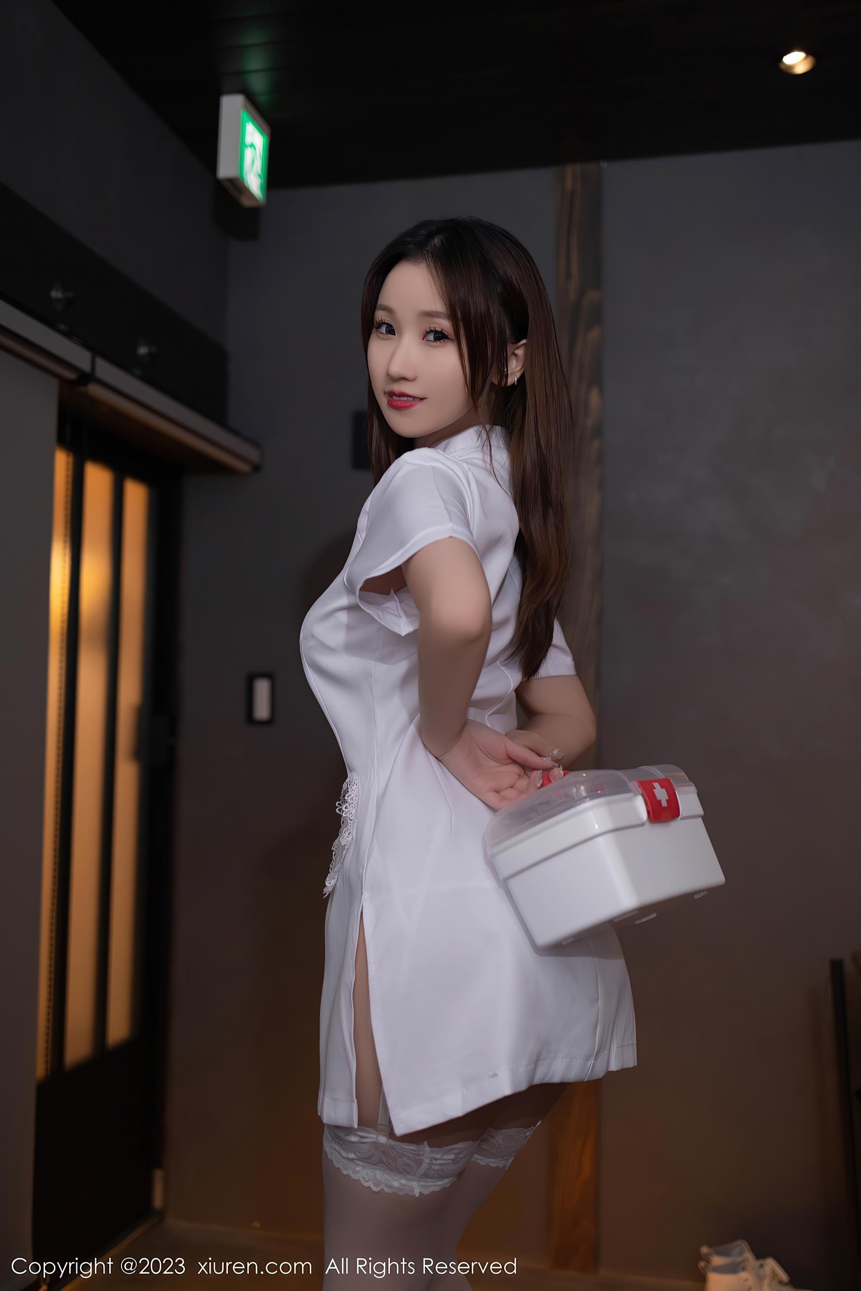 图片[15]-[Xiuren秀人网]2023.11.01 NO.7596 杏子Yada 扮演护士的一天 [14+1P] – 速更版-美库