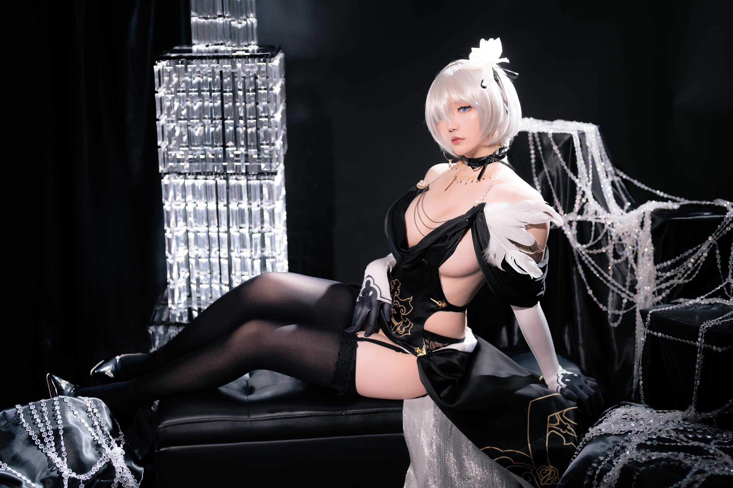 图片[22]-星之迟迟  – 尼尔-2B同人礼服[48P] – 速更版-美库