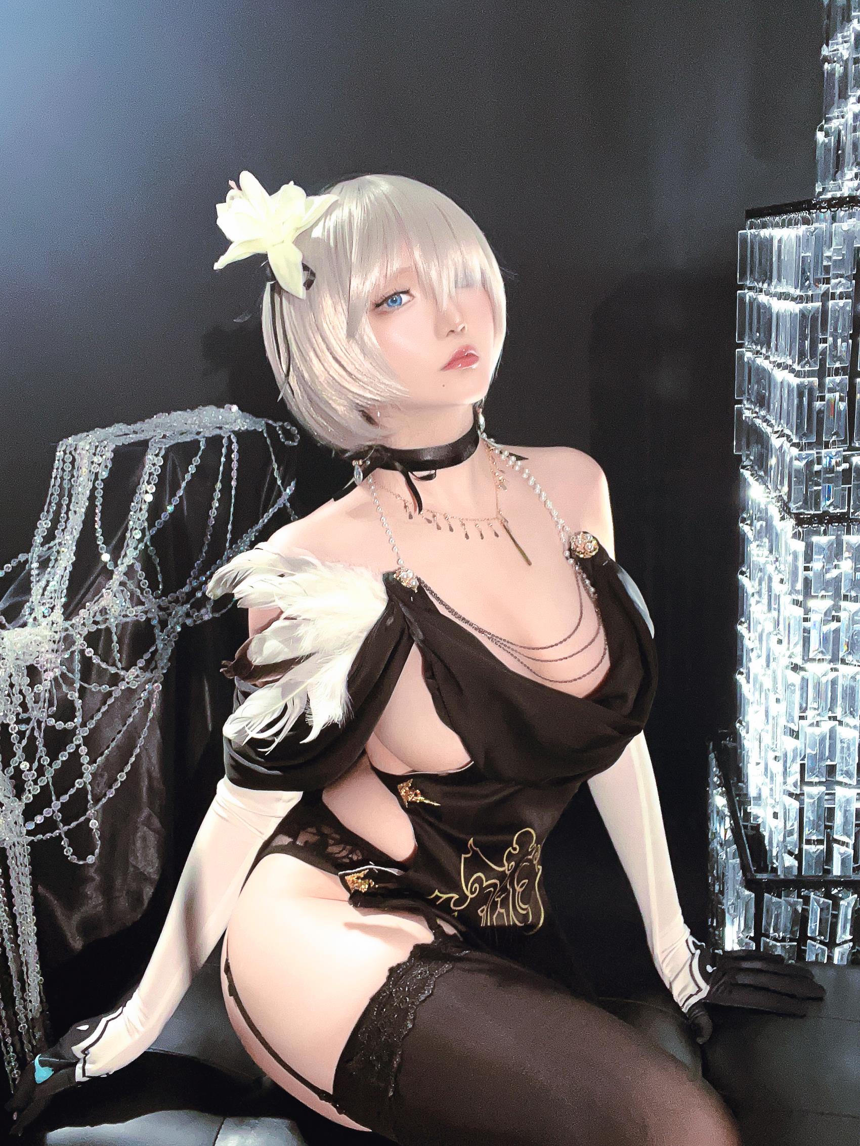 图片[32]-星之迟迟  – 尼尔-2B同人礼服[48P] – 速更版-美库